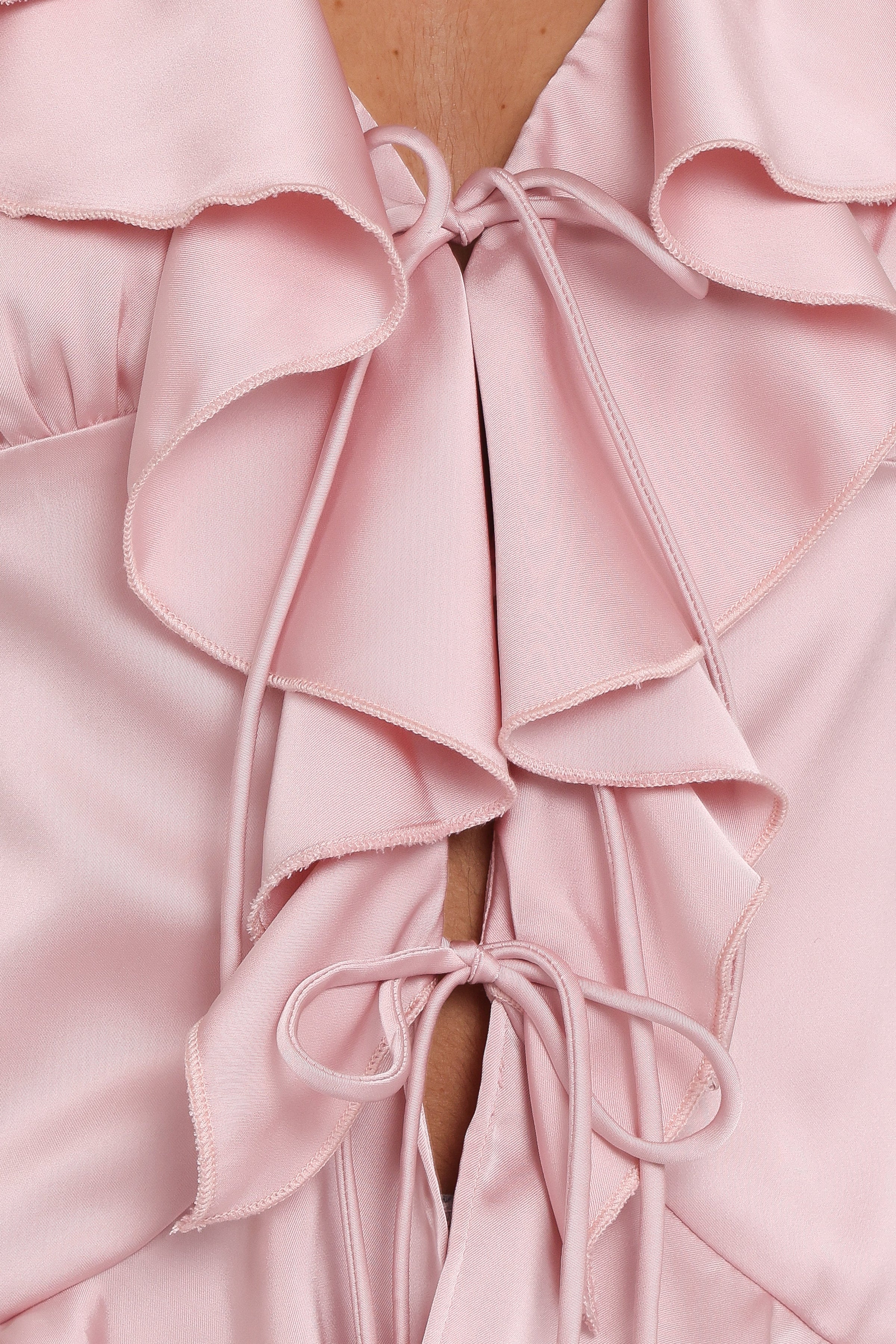 Petal and Pup USA TOPS Orelia Ruffle Front Top - Pink