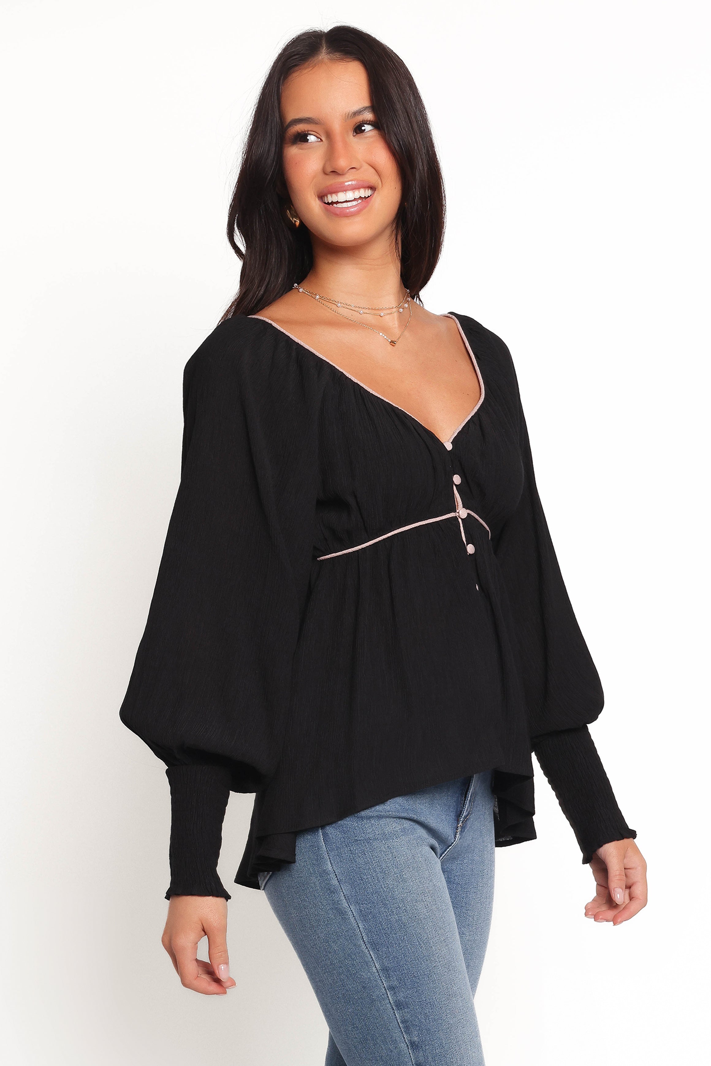 Petal and Pup USA TOPS Pannia Top - Black