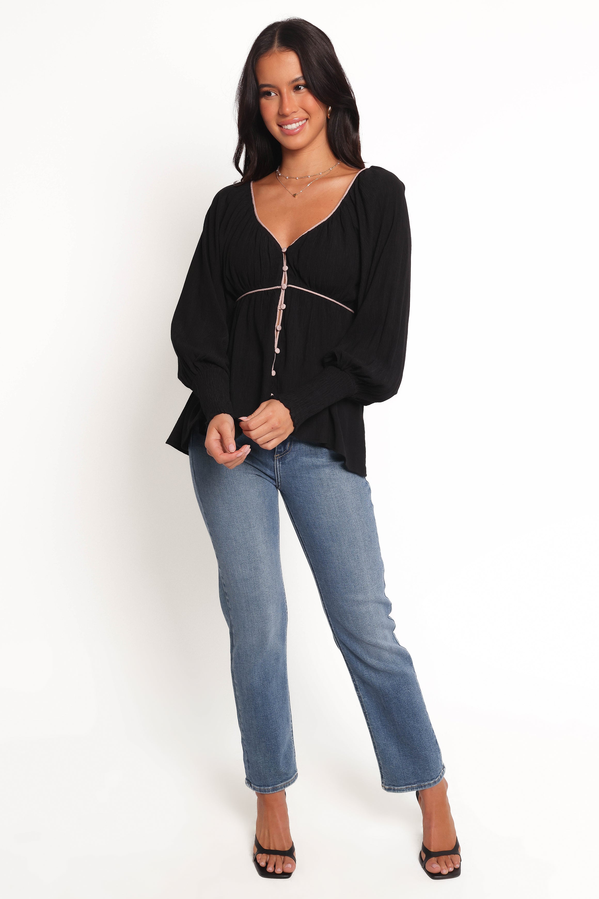 Petal and Pup USA TOPS Pannia Top - Black