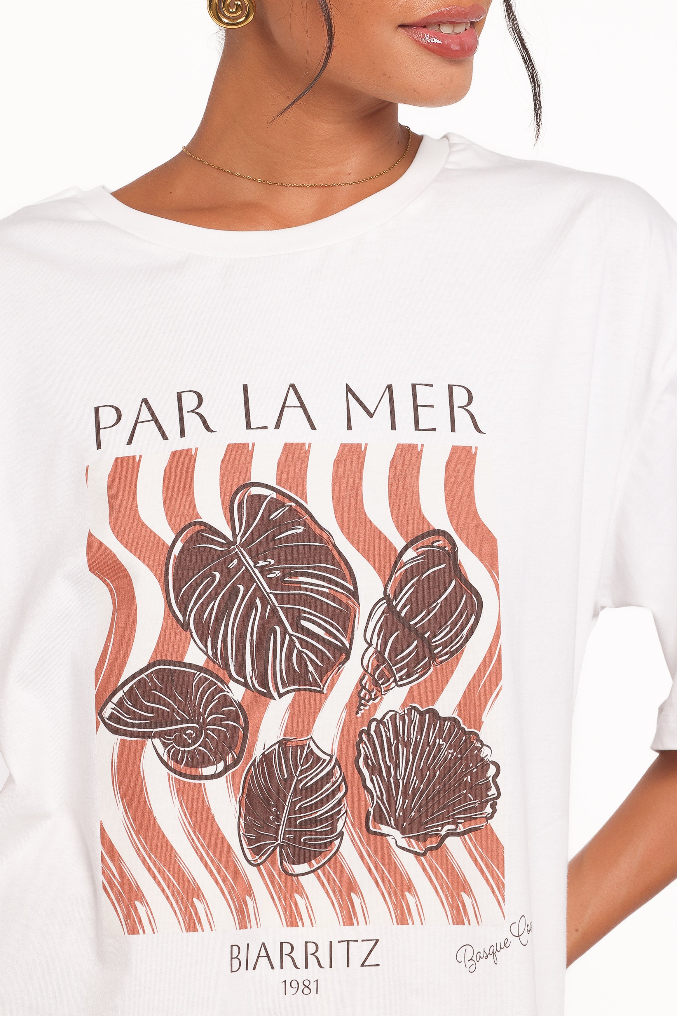Petal and Pup USA TOPS Par La Mer Tee - White