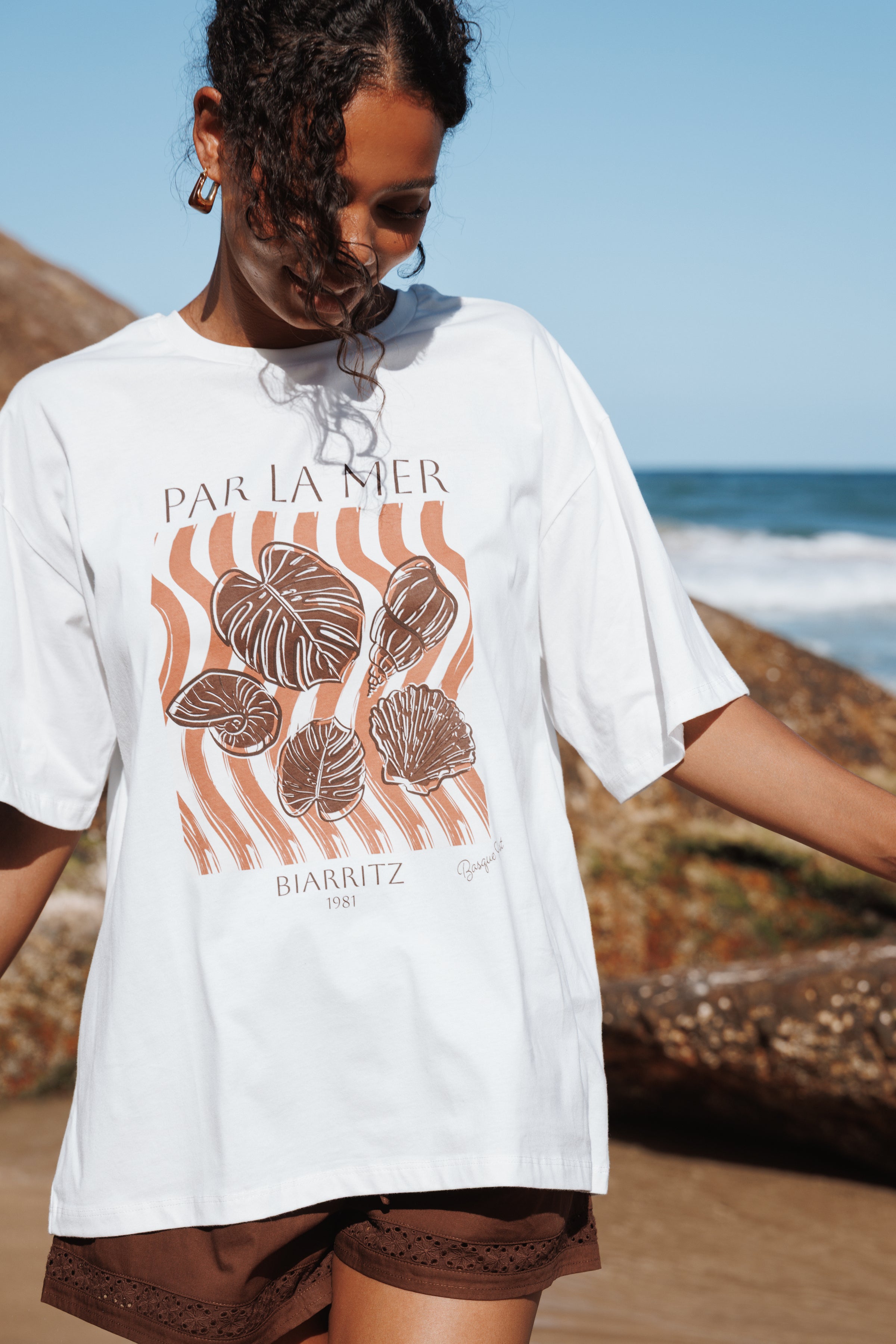 Petal and Pup USA TOPS Par La Mer Tee - White