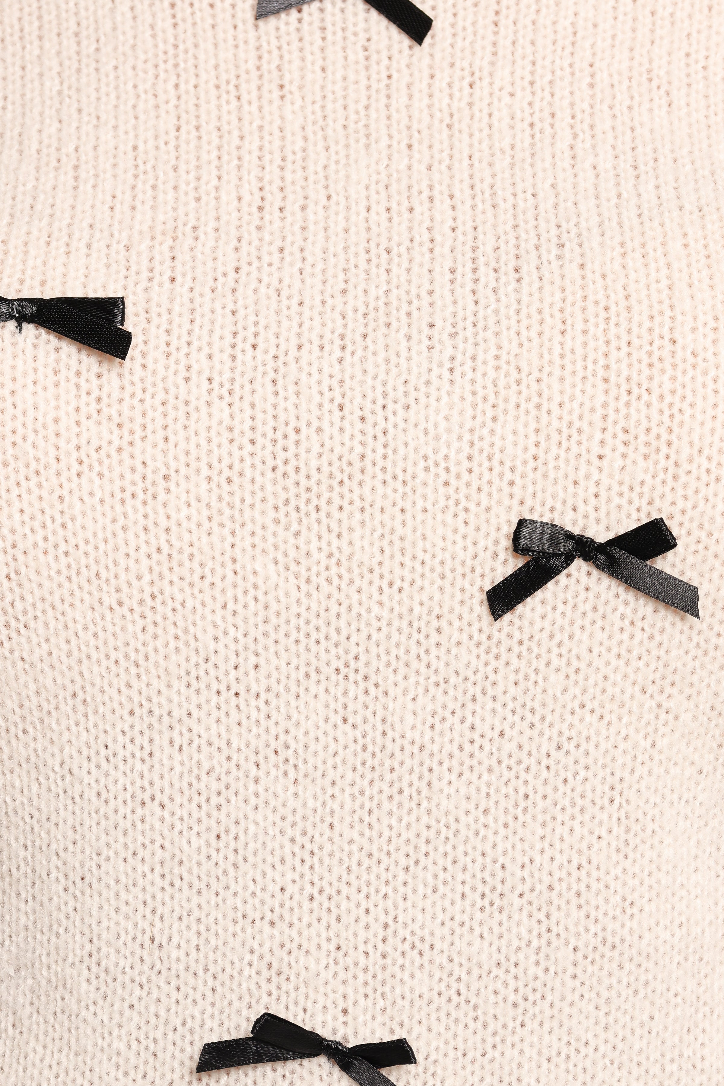 Petal and Pup USA TOPS Rachel Knit Top - Cream Black