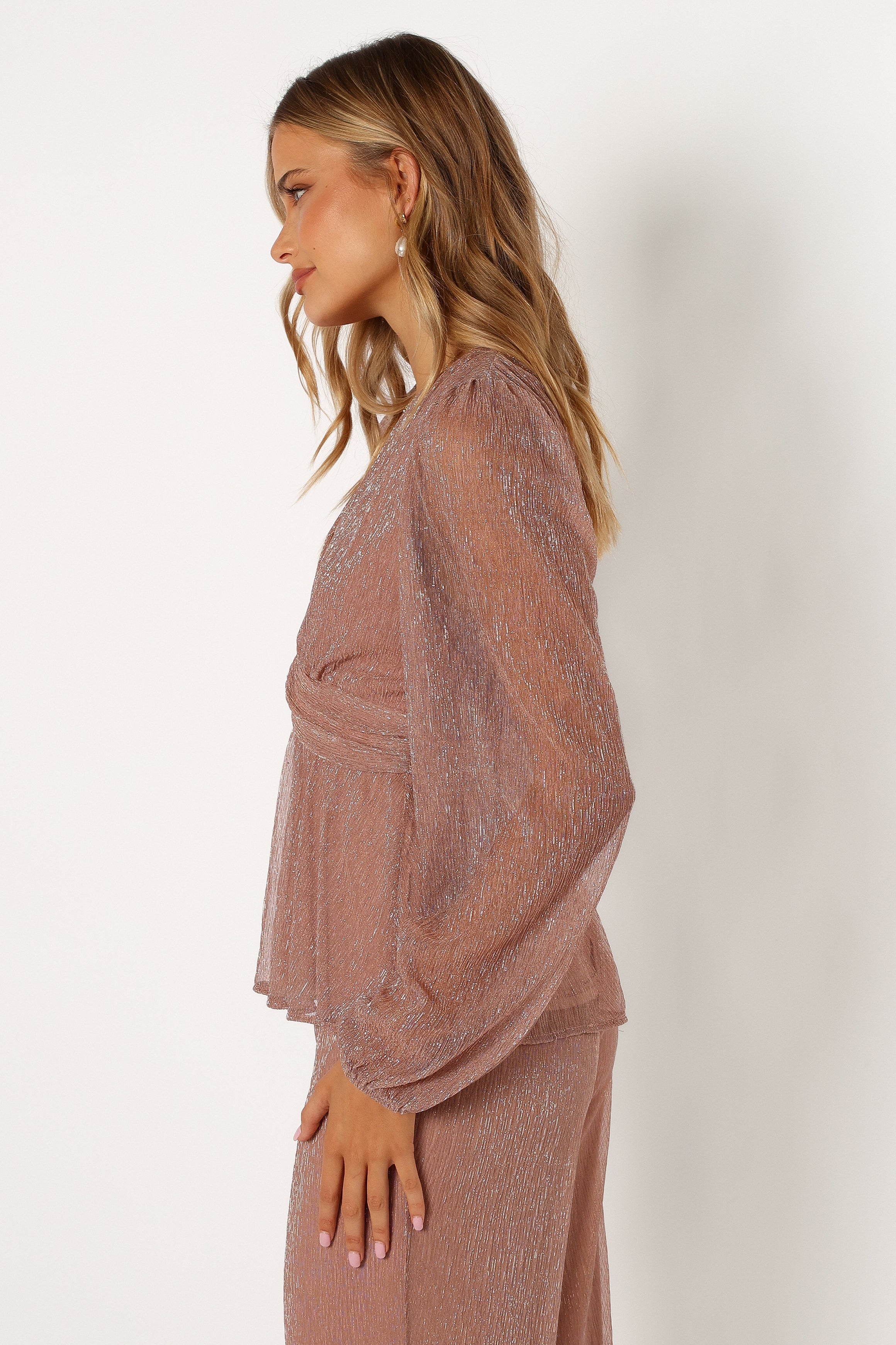 Petal and Pup USA TOPS Ramona Long Sleeve Top - Rose