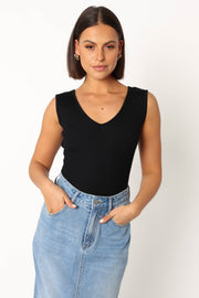 Petal and Pup USA TOPS Remi Bodysuit - Black