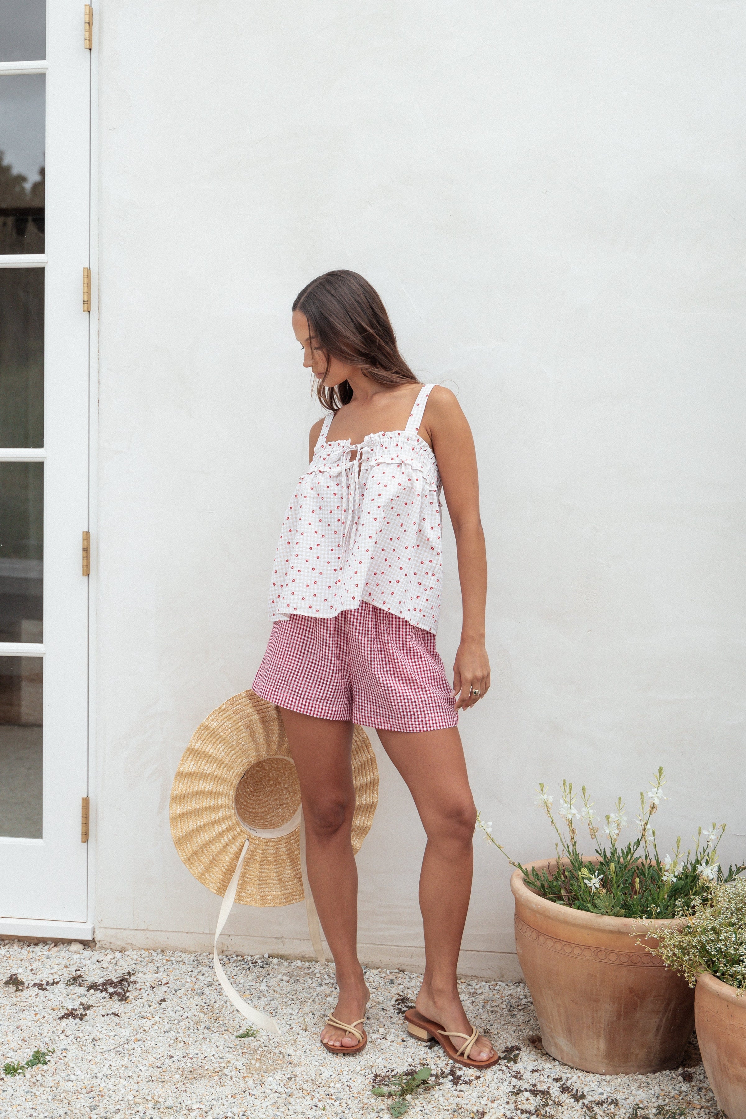 Petal and Pup USA TOPS Renata Top - Red Floral