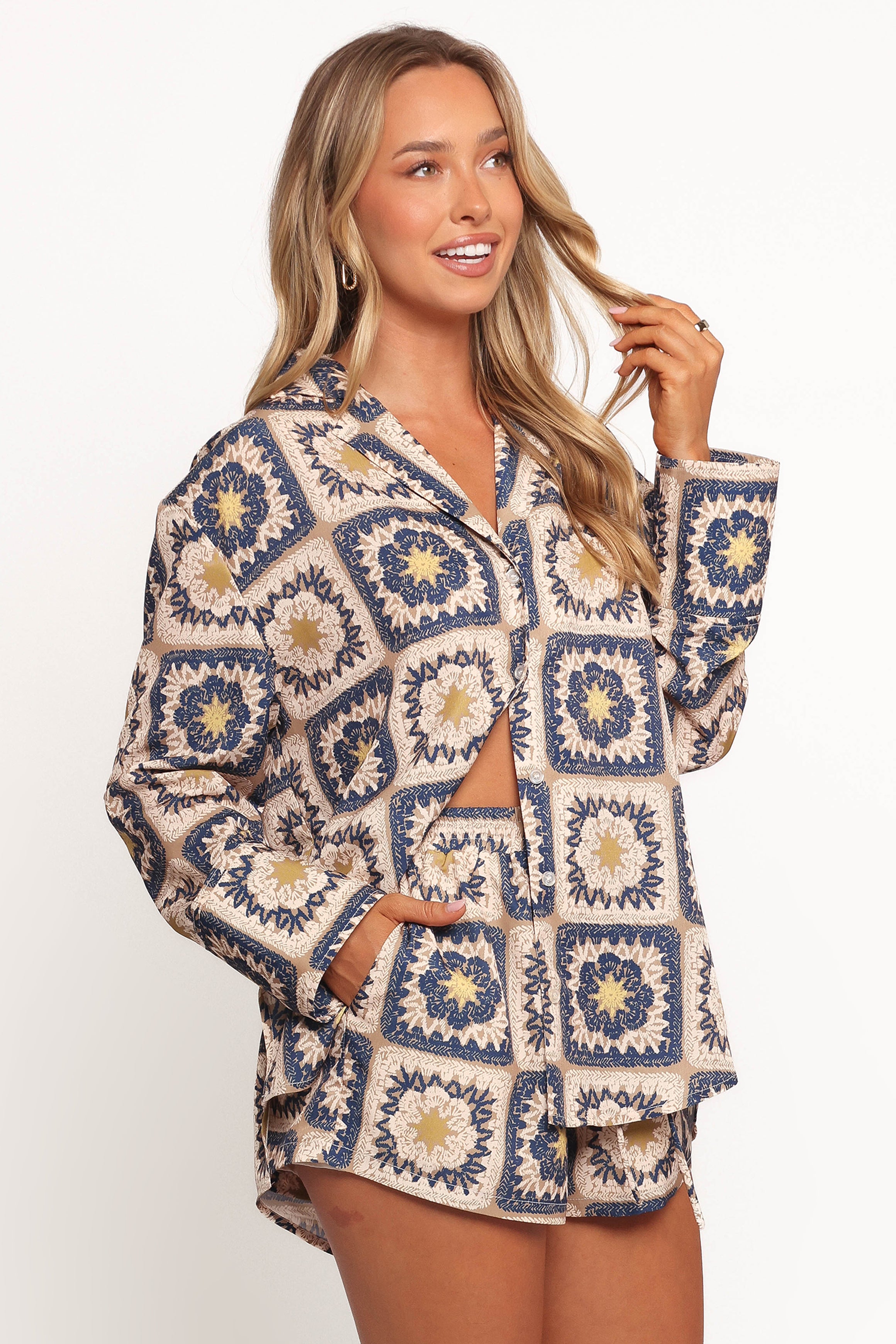 Petal and Pup USA TOPS Rowena Shirt - Rowena Print