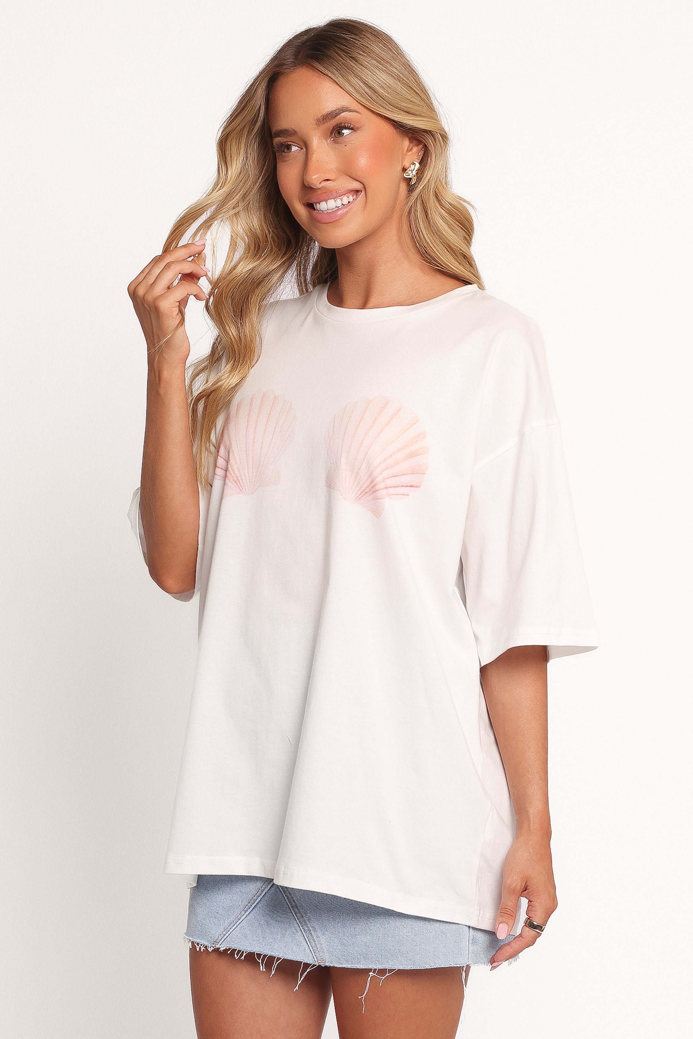 Petal and Pup USA TOPS Sammie Graphic Tee - White
