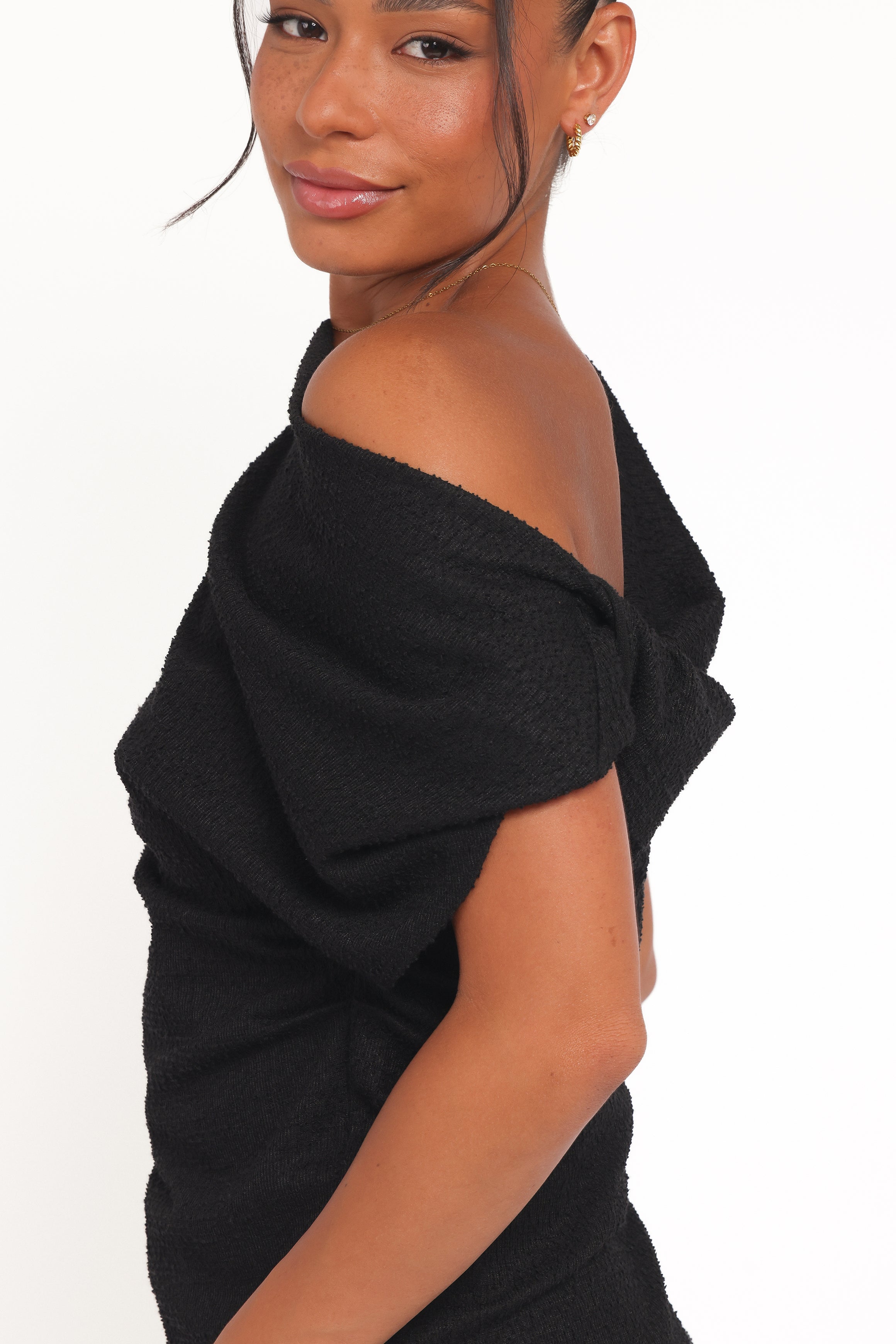 Petal and Pup USA TOPS Selma Knit Top - Black