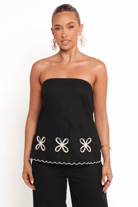 Petal and Pup USA TOPS Semika Strapless Top - Black