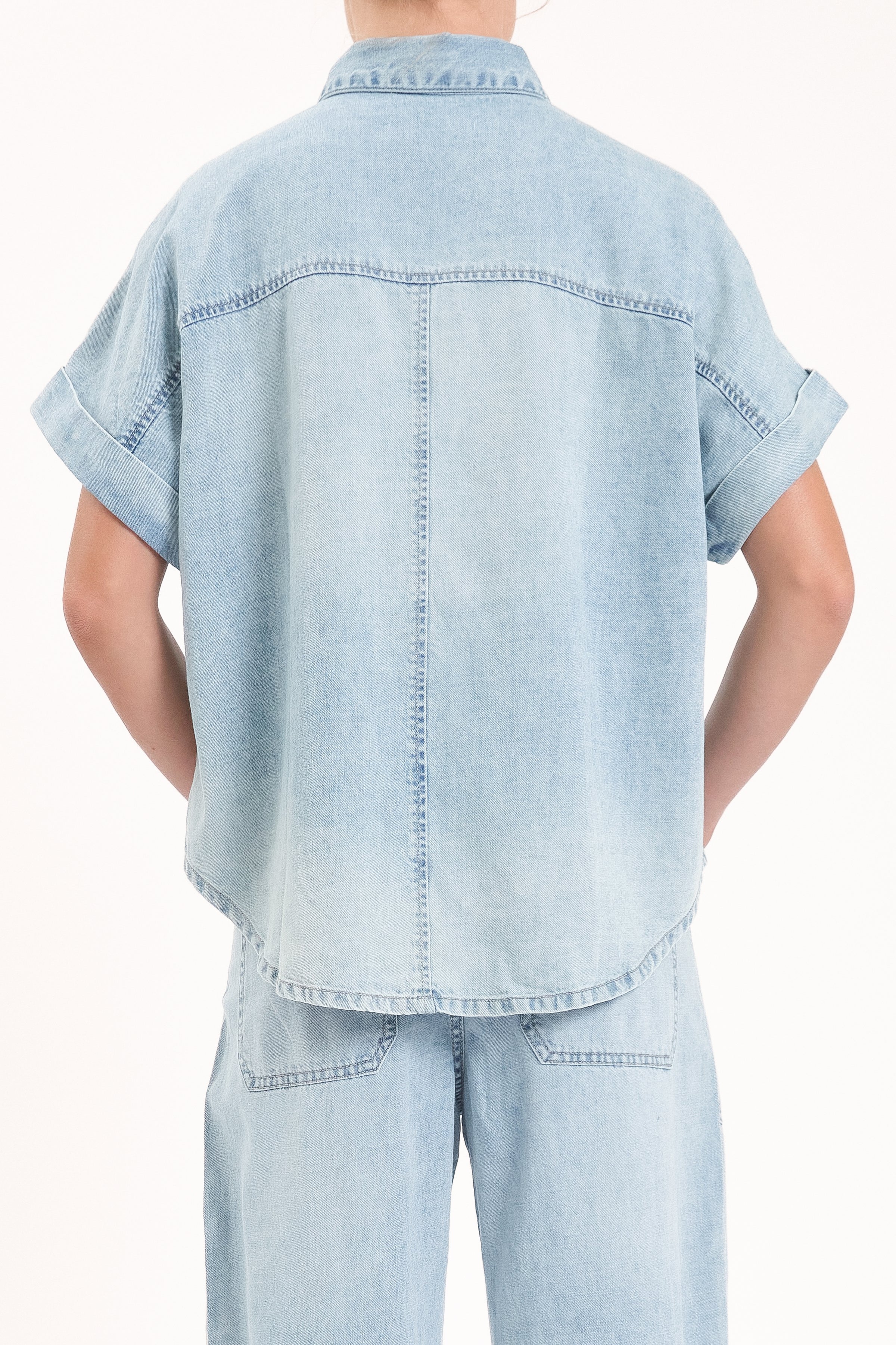 Petal and Pup USA TOPS Shore Button Front Shirt - Wild Card