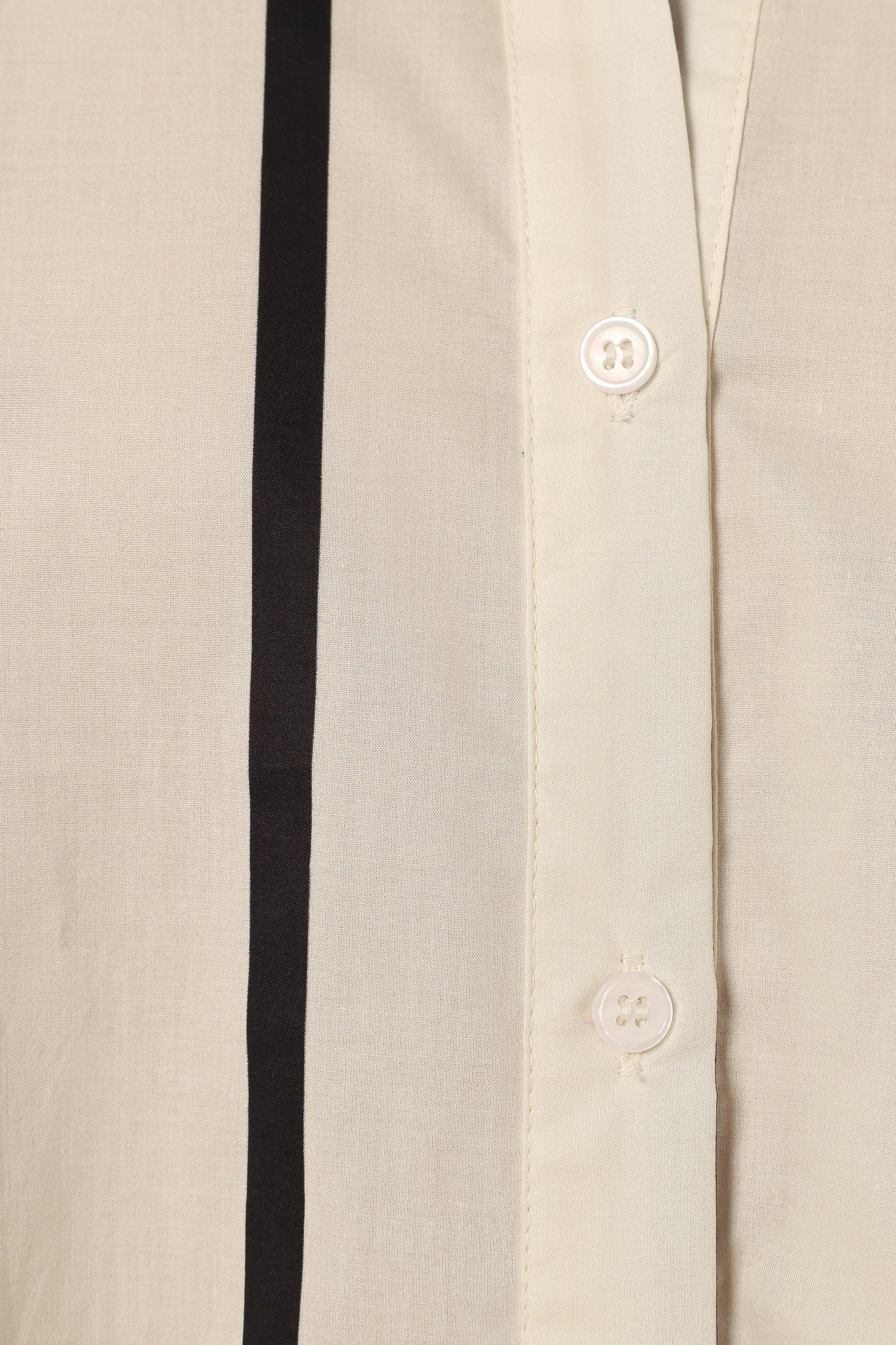 Silvia Button Down Shirt - Cream Stripe | Petal & Pup USA