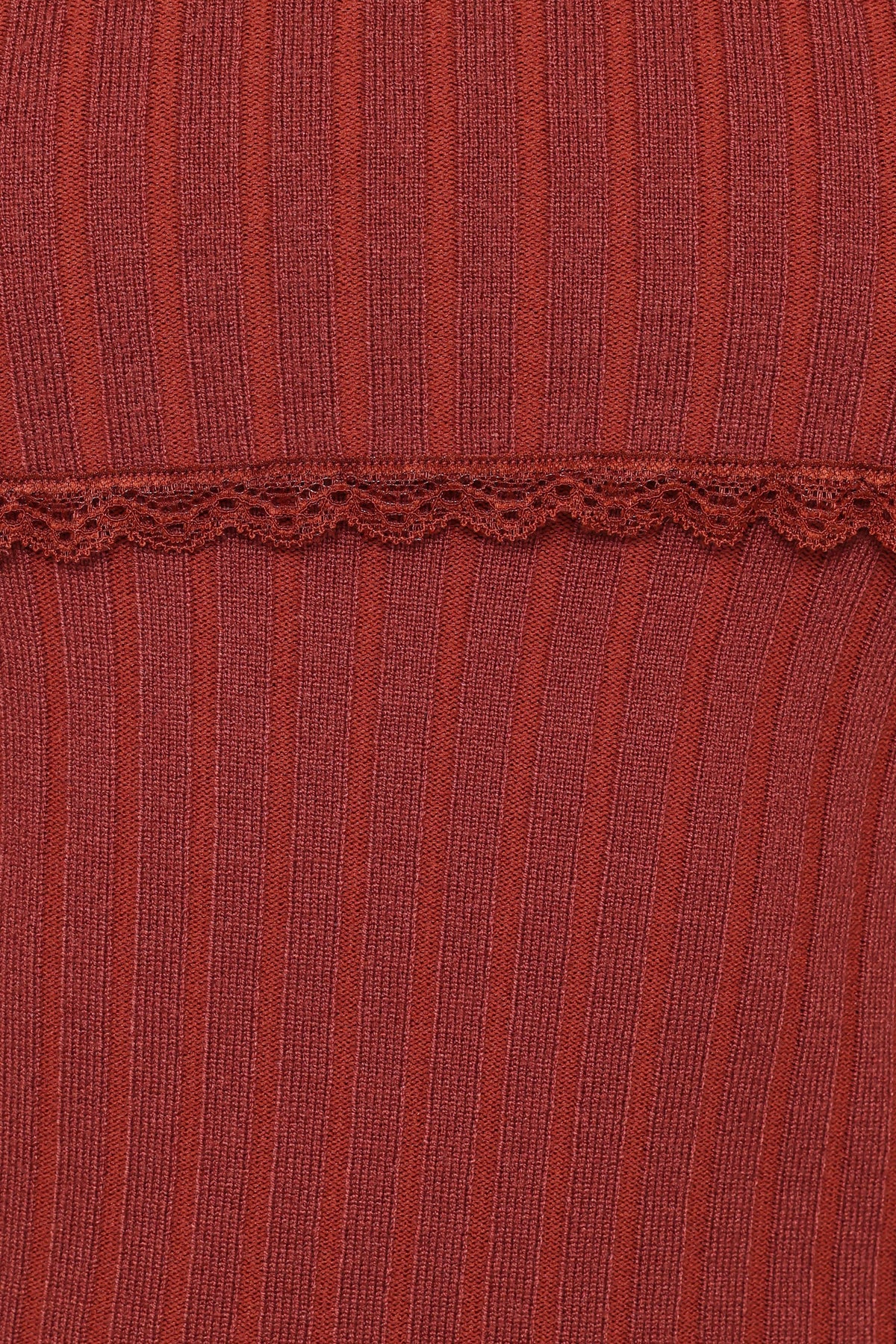 Petal and Pup USA TOPS Sirmione Off Shoulder Pointelle Top - Burgundy