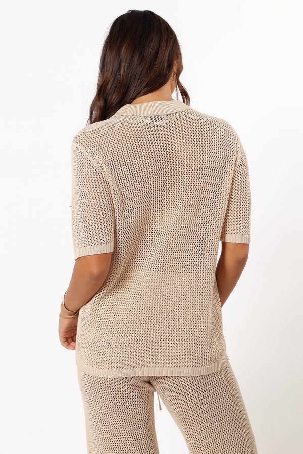 Petal and Pup USA TOPS Smith Knit Top - Sand