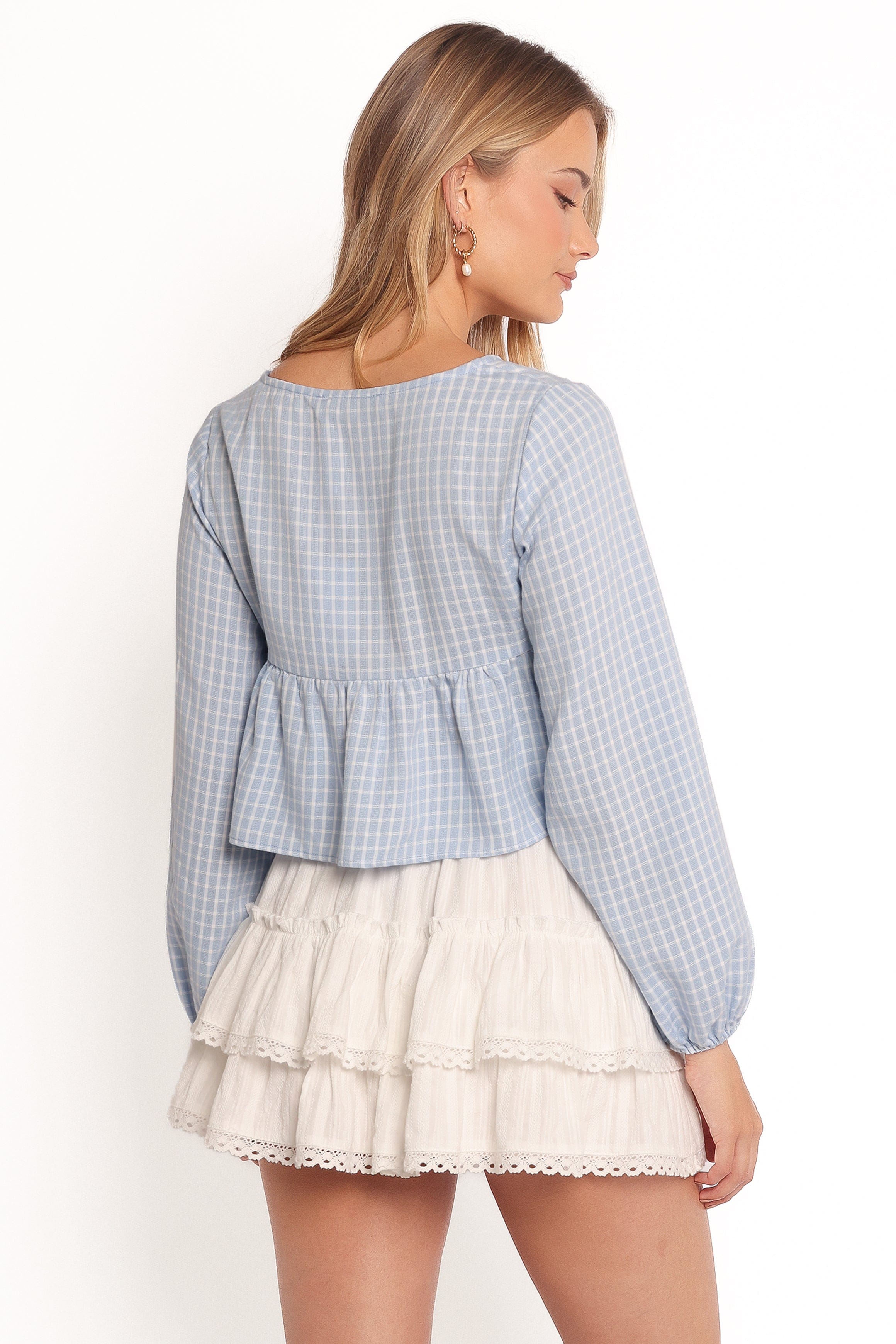 Petal and Pup USA TOPS Sundara Long Sleeve Top - Blue (Hold for Rack)