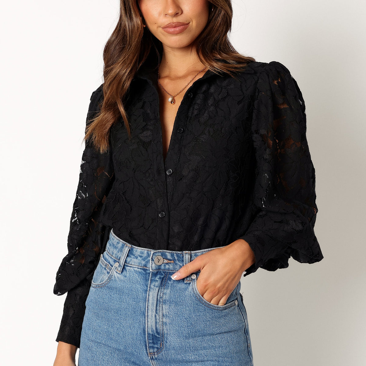 Petal and Pup Tadeo Lace Shirt
