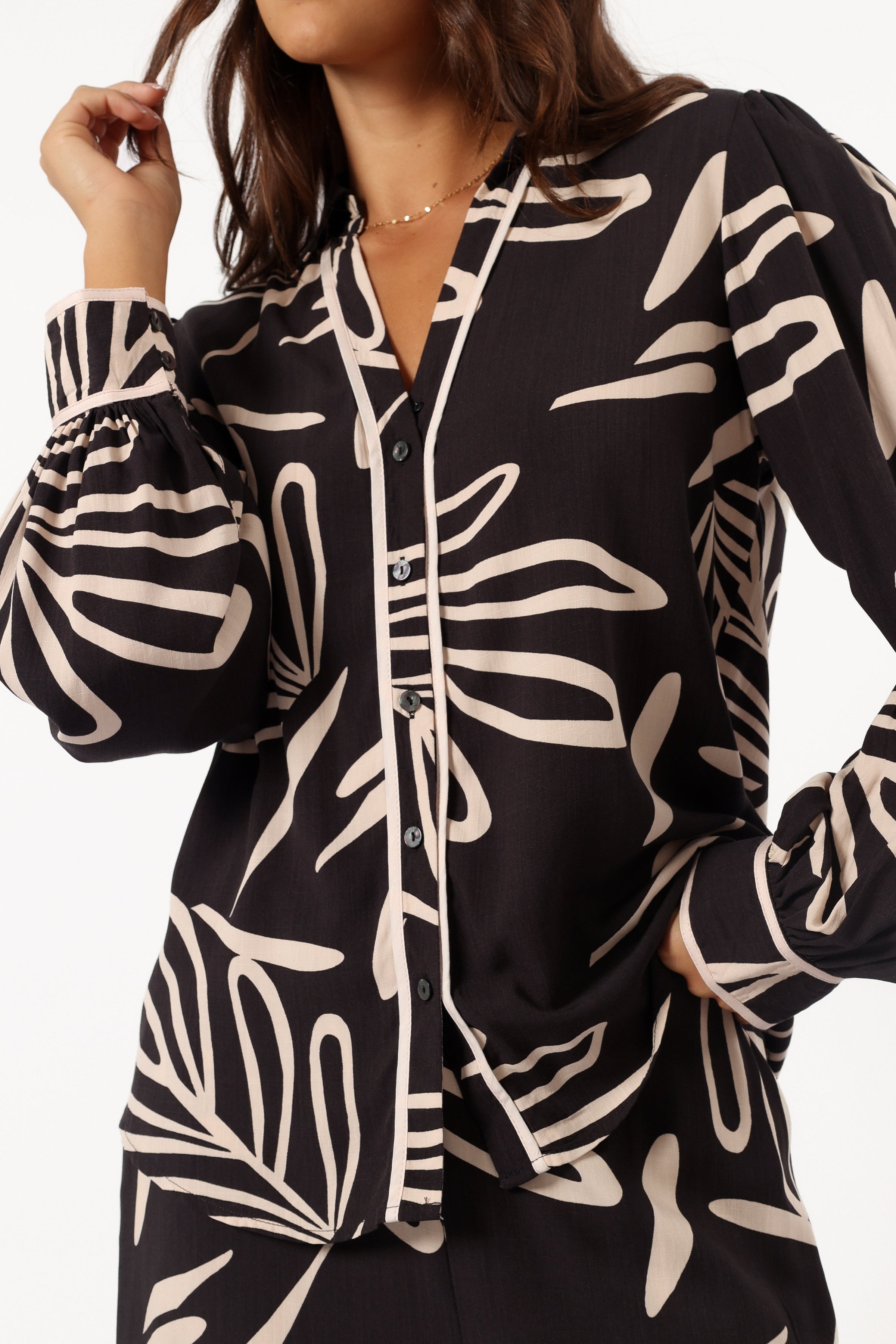 Petal and Pup USA TOPS Talia Top - Black