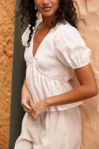 Petal and Pup USA TOPS Tamara Top - White