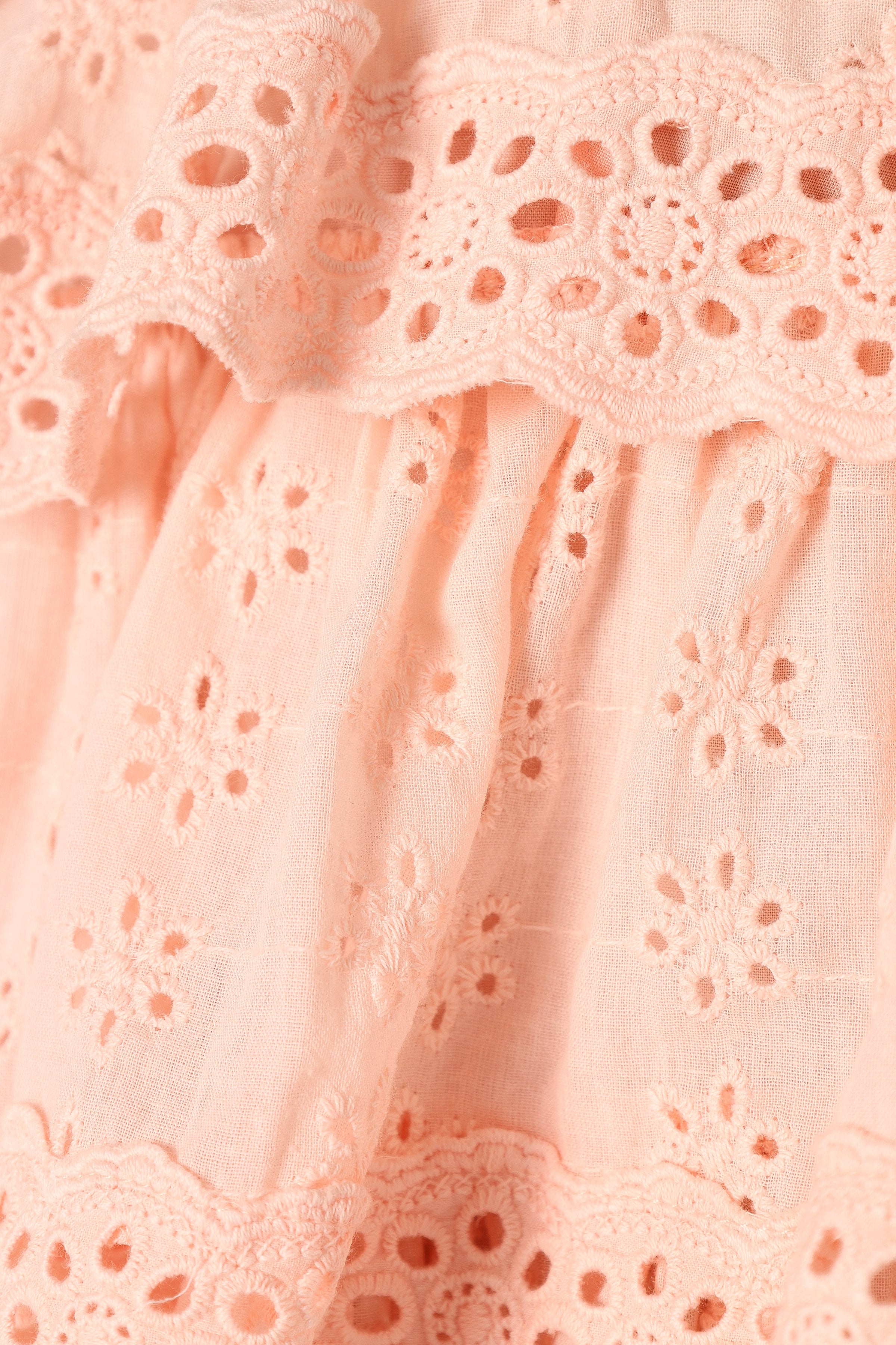 Petal and Pup USA TOPS Tanya Lace Top - Light Pink