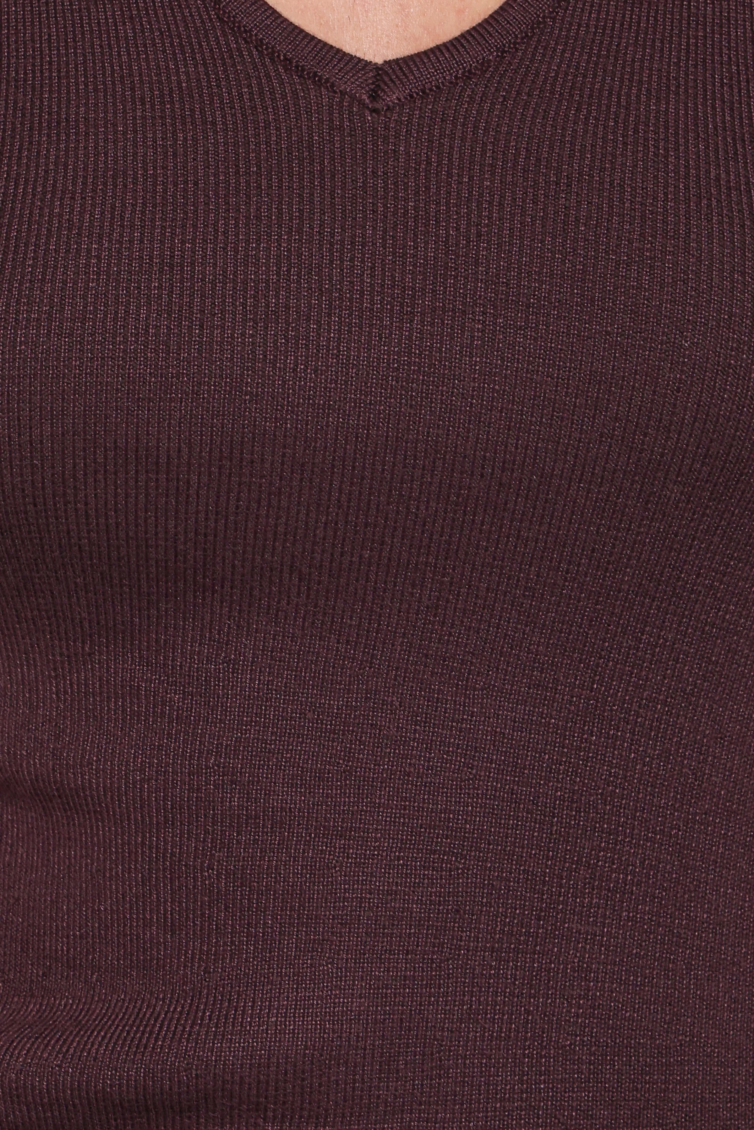 Petal and Pup USA TOPS Tori Side Cinch Knitted Top - Chocolate Brown