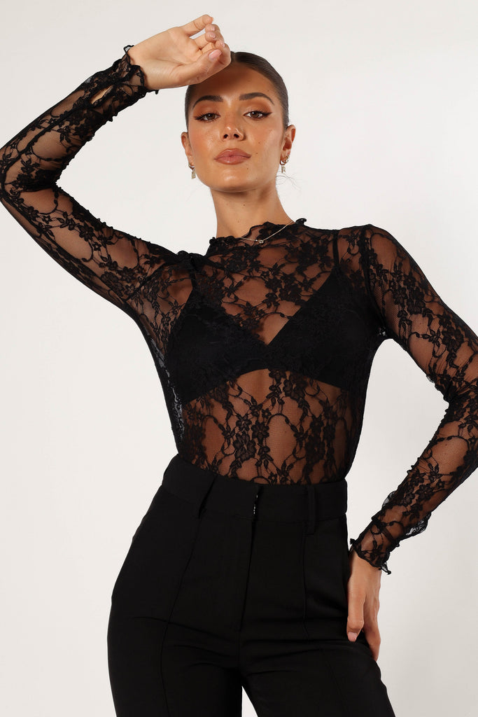 Black Lace Top  Olvi's Lace USA