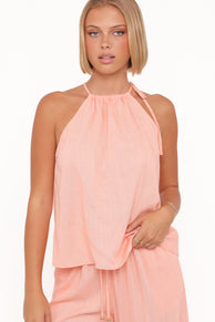 Petal and Pup USA TOPS Wren Halter Tie Top - Pink