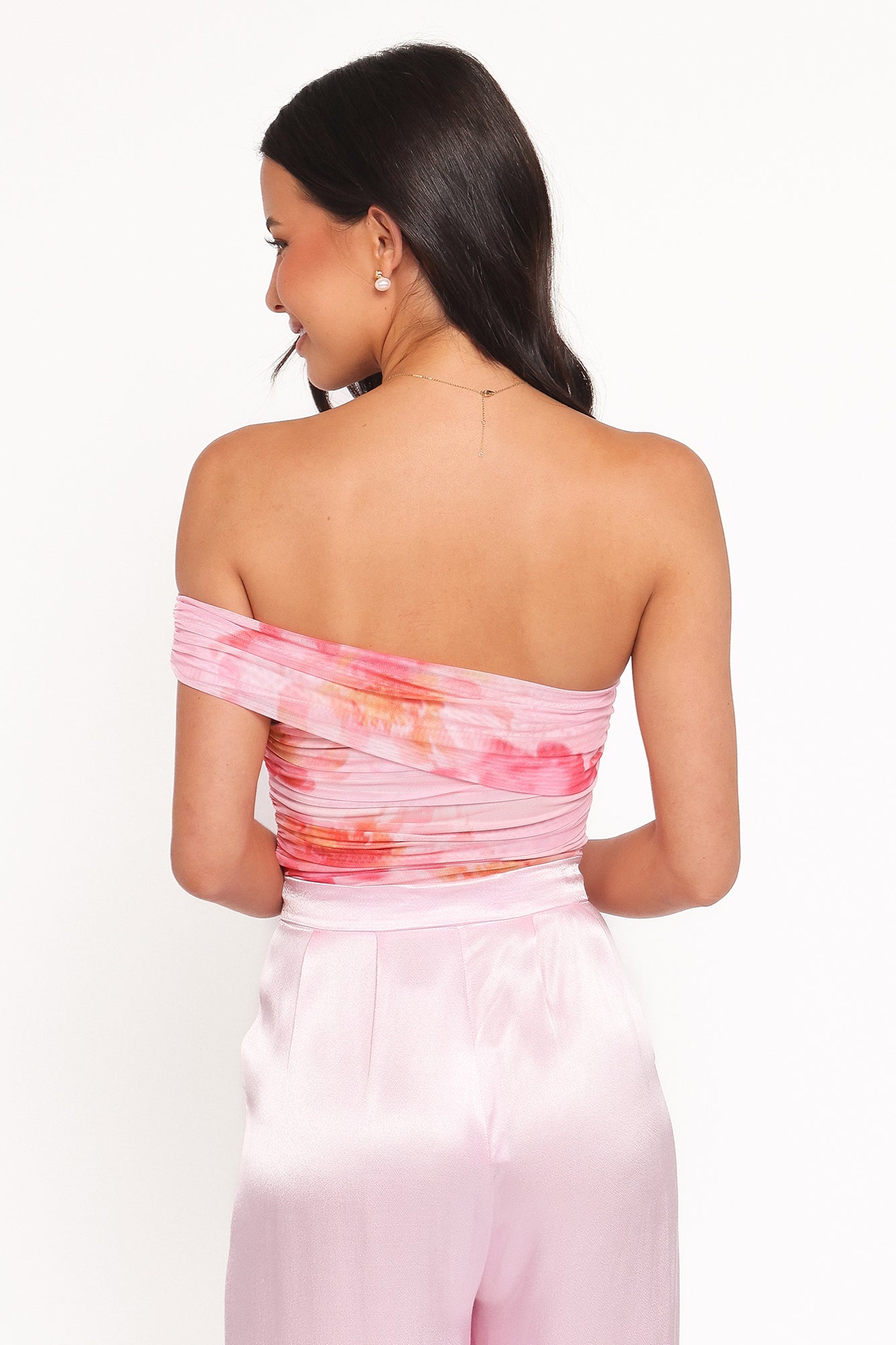 Petal and Pup USA TOPS Zachary One Shoulder Top - Pink