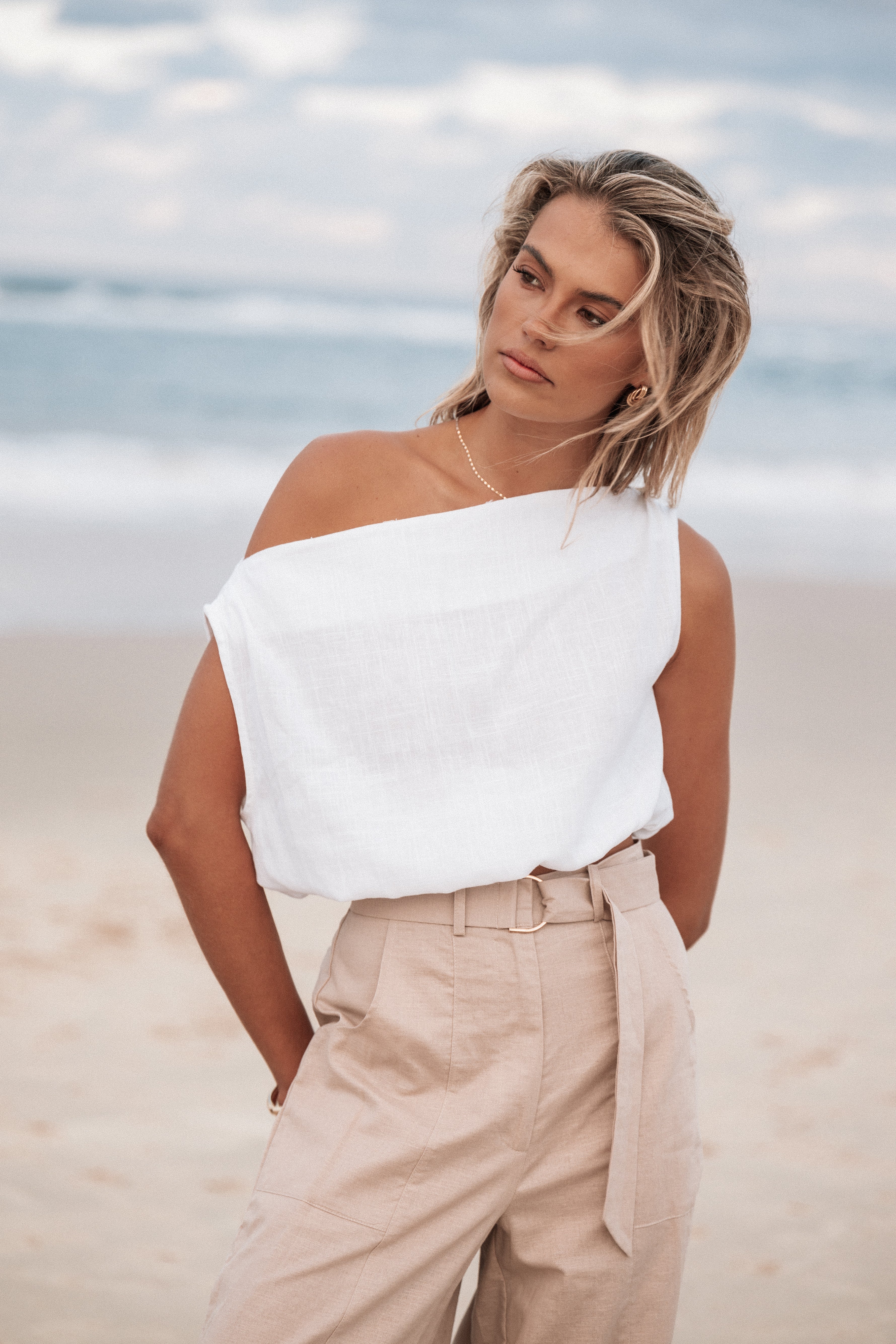 Petal and Pup USA TOPS Zara Top - White