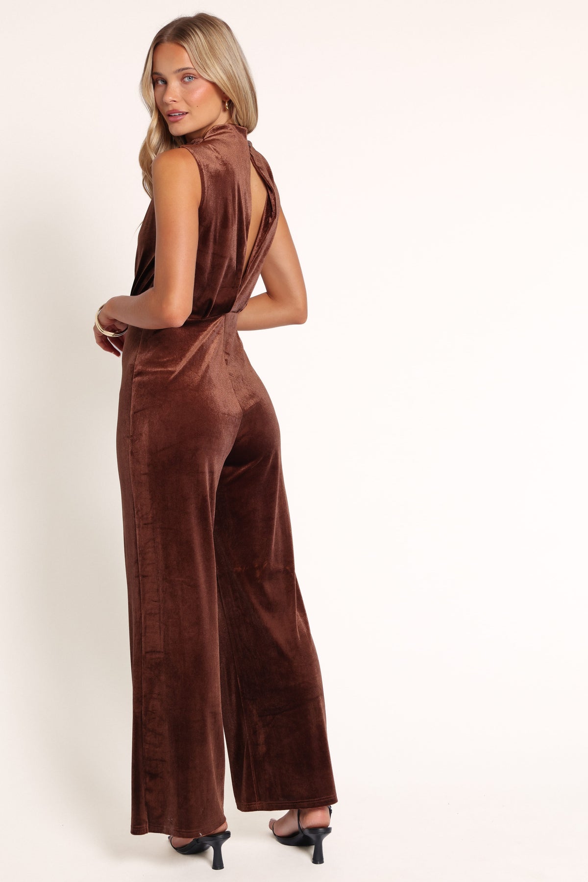 PLAYSUITS Helena Jumpsuit - Brown Velvet