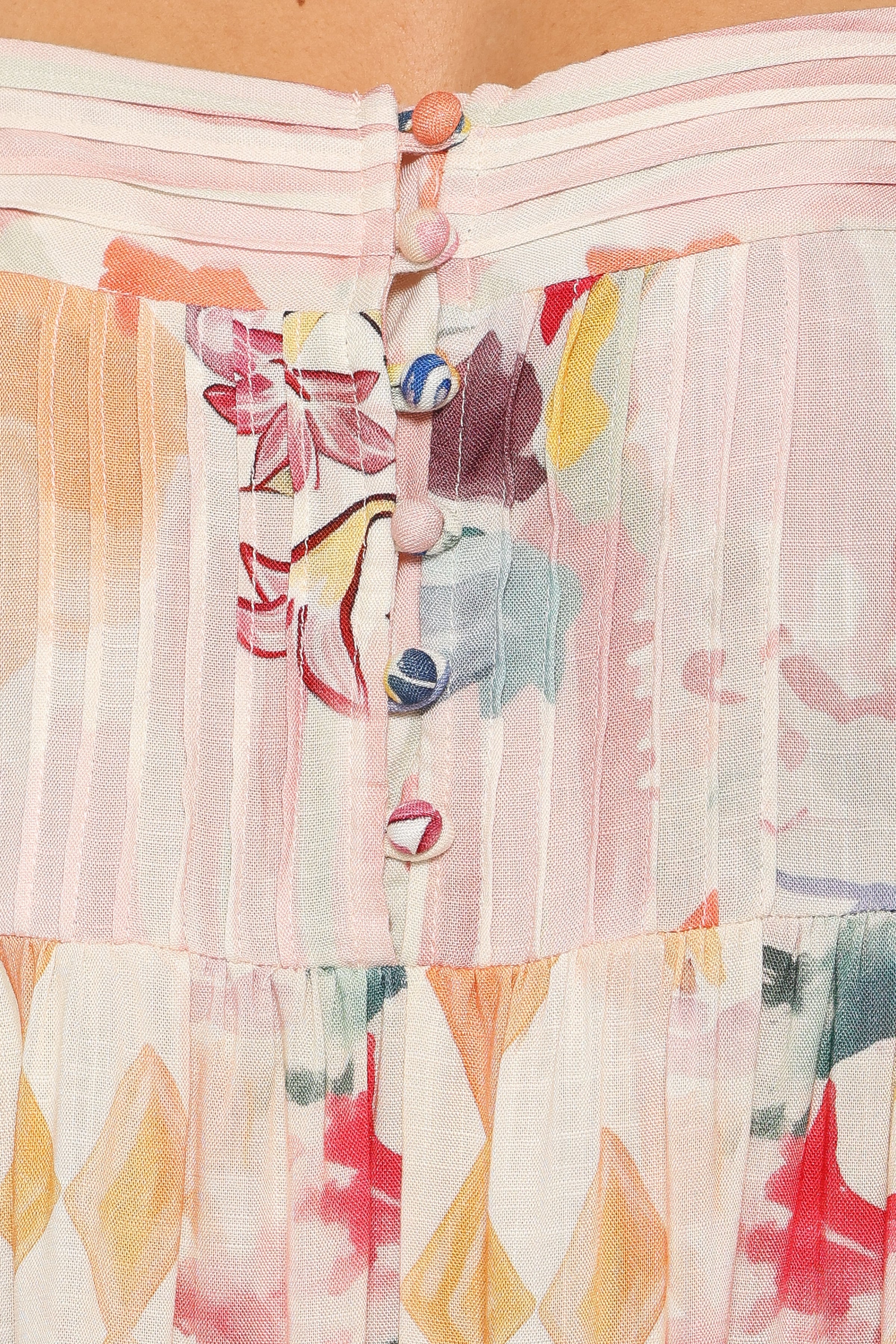 PLAYSUITS Nani Romper - Pink Watercolor