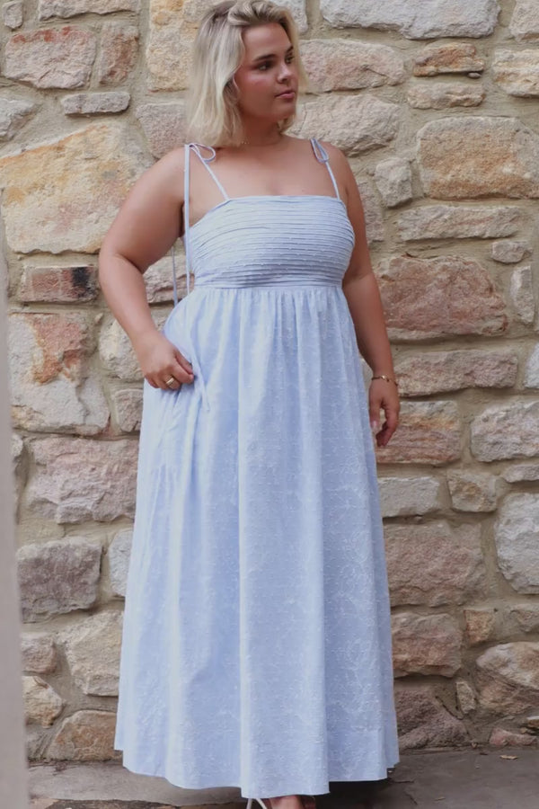 Ashtyn Maxi Dress - Cornflower Blue