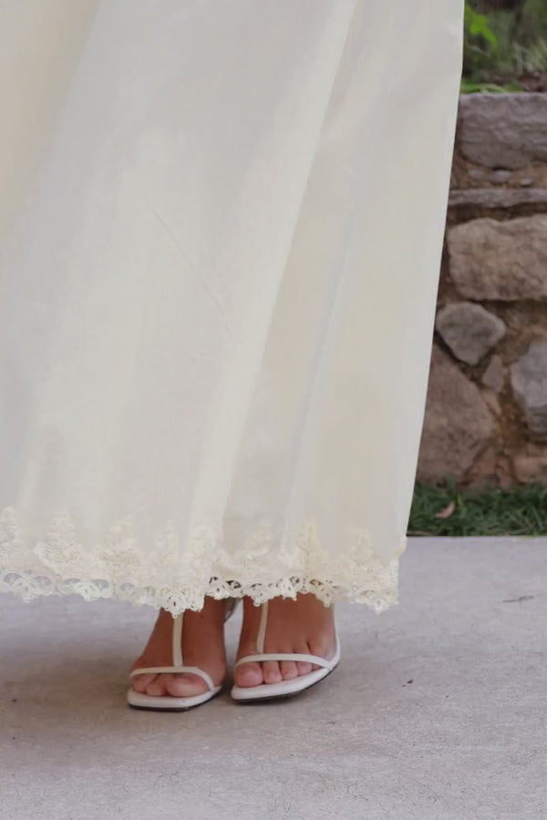 Kiana Midi Dress - Pale Yellow