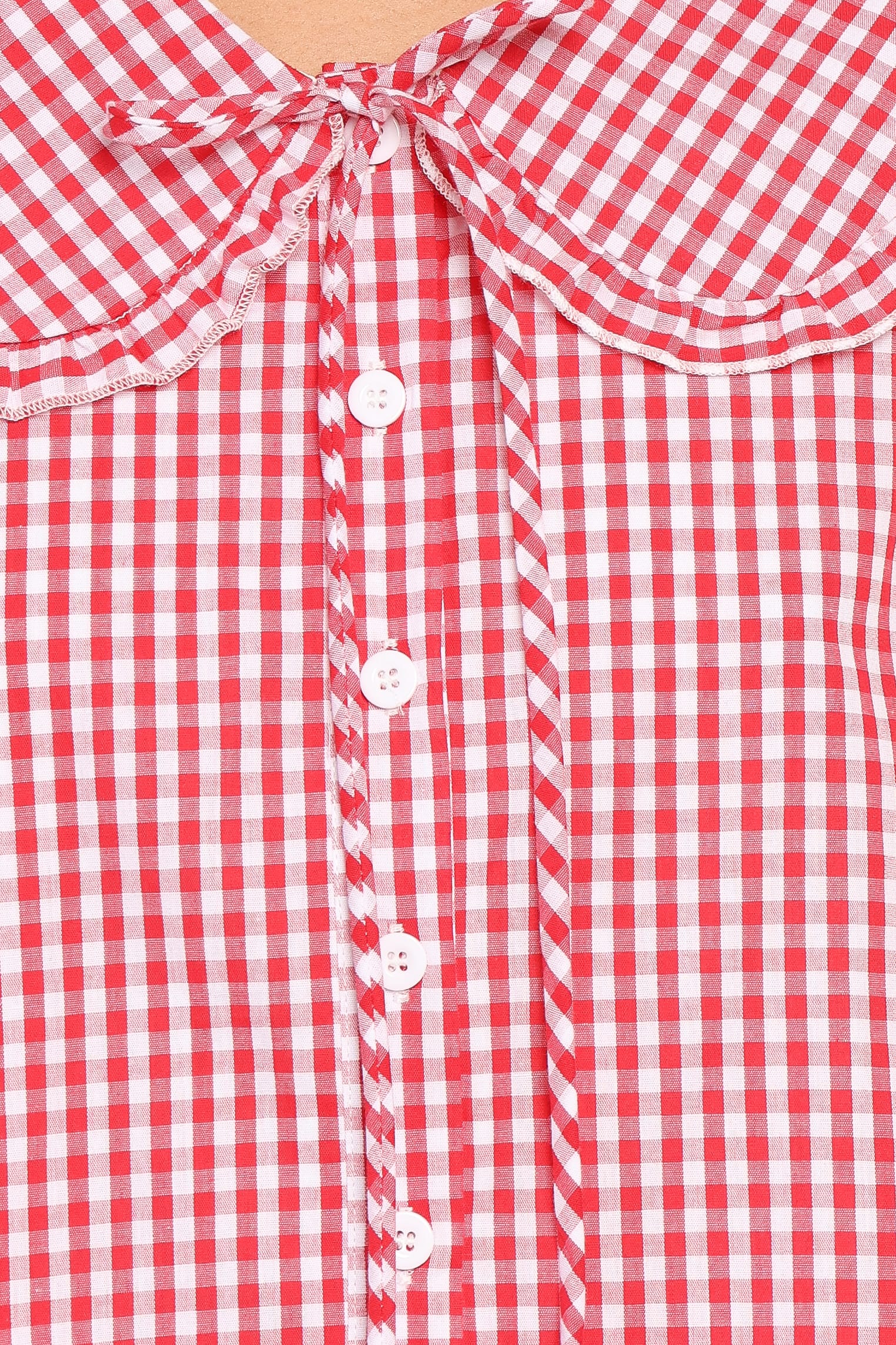 SETS Angela Short Set - Red Gingham