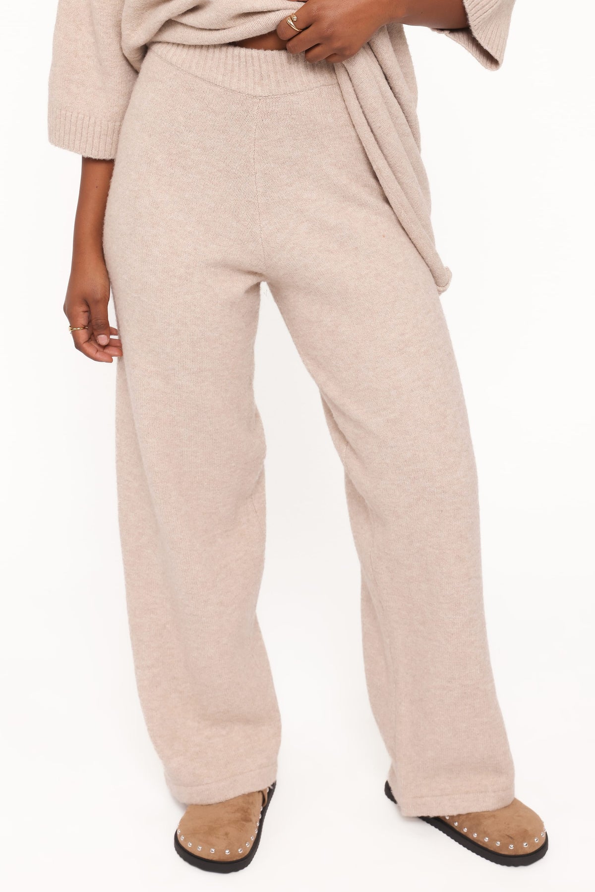 SETS Becky Poncho Pant Set - Beige