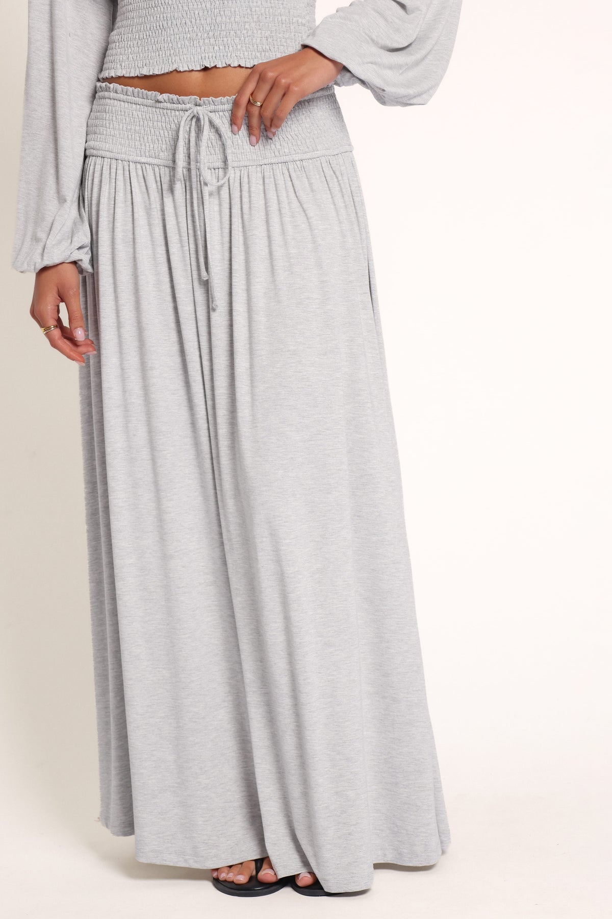 SETS Calle Knit Skirt Set - Grey