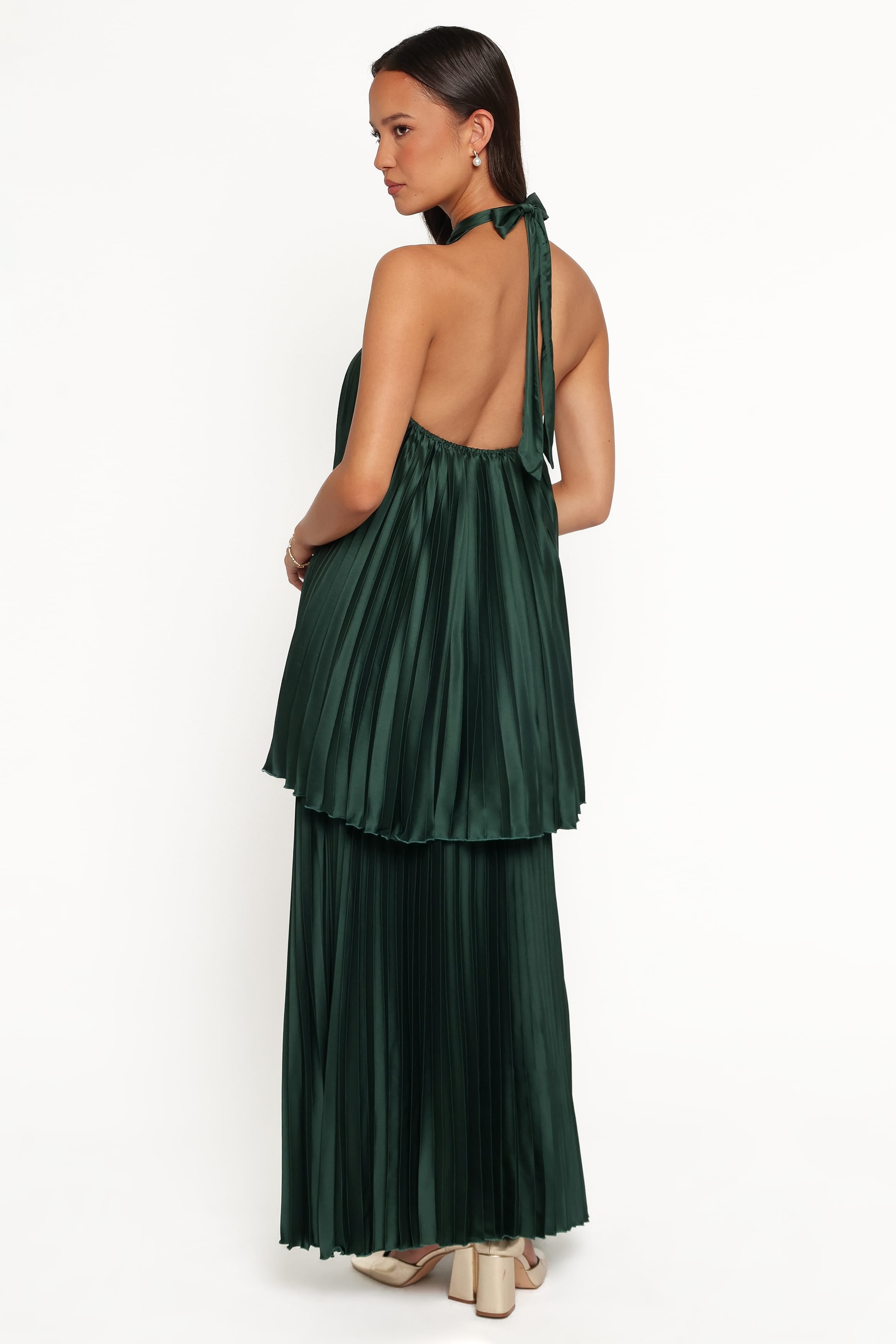 SETS Darina Pleated Skirt Set - Olive