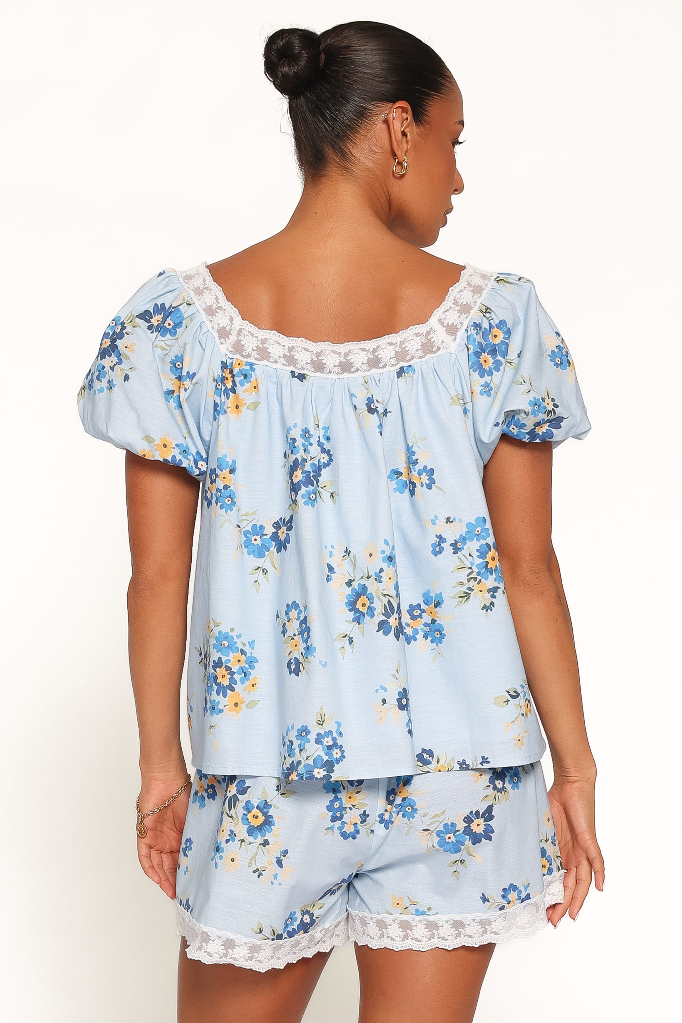 SETS Fawna Short Set - Blue Floral