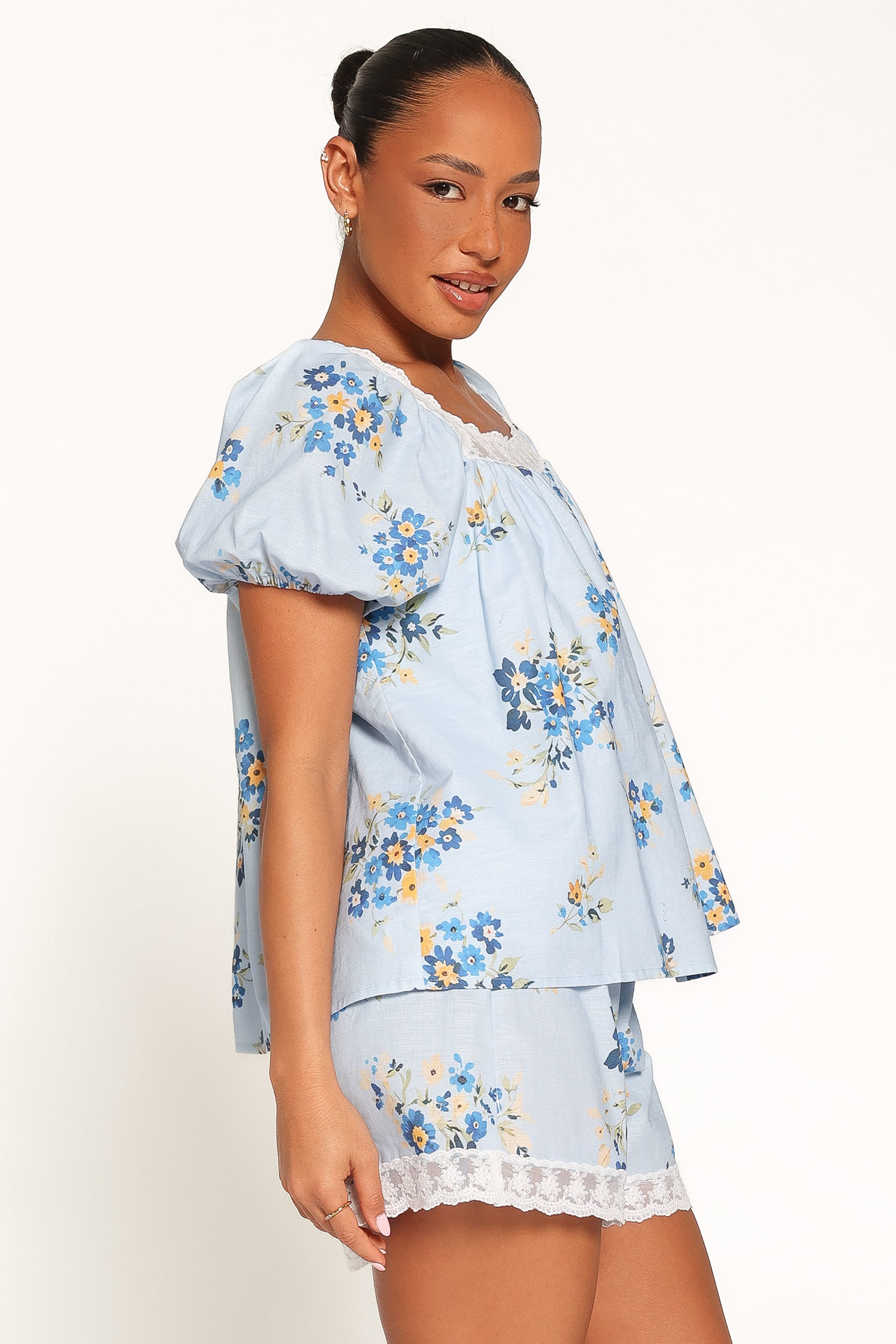 SETS Fawna Short Set - Blue Floral