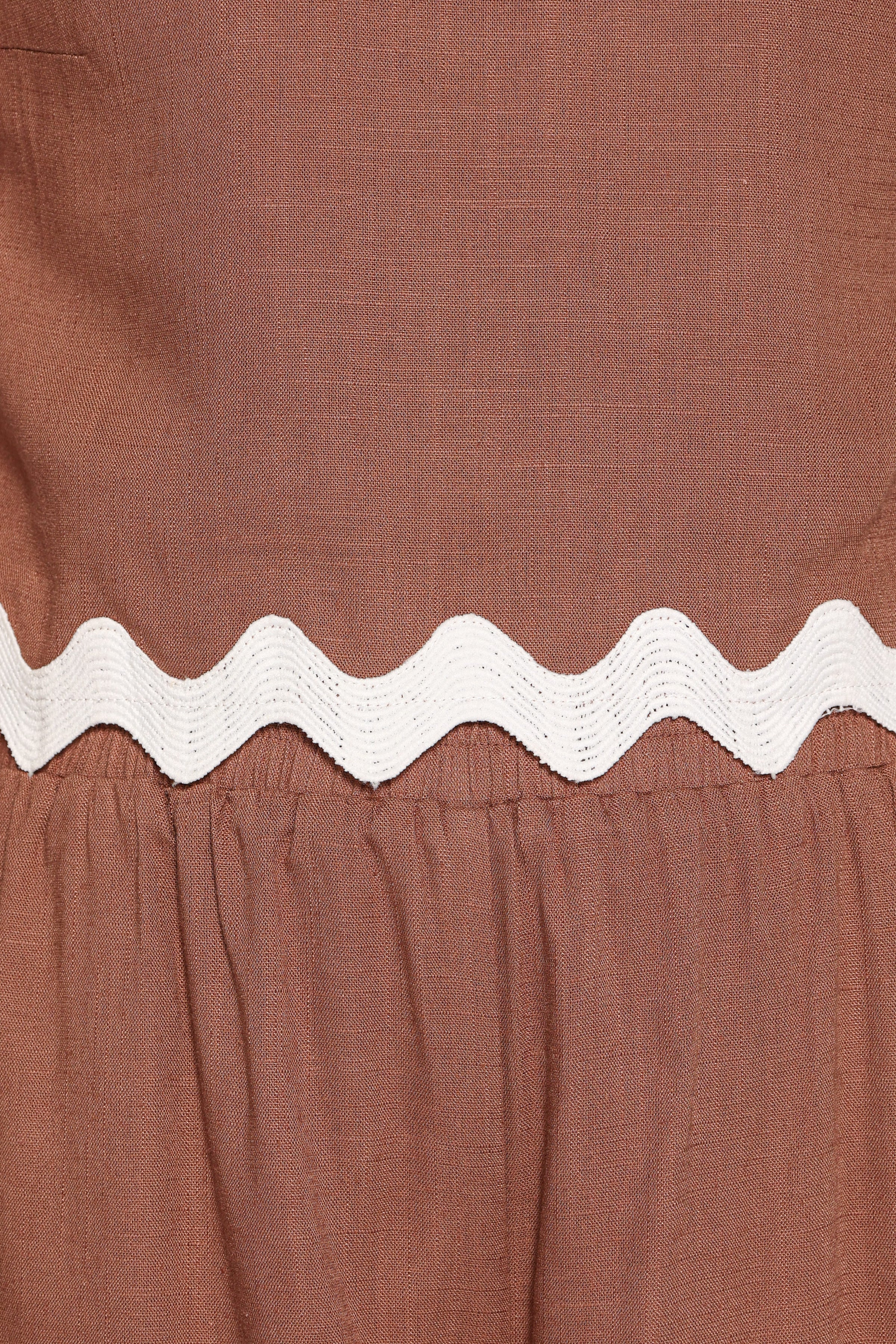 SETS Gale Short Set - Brown Cream