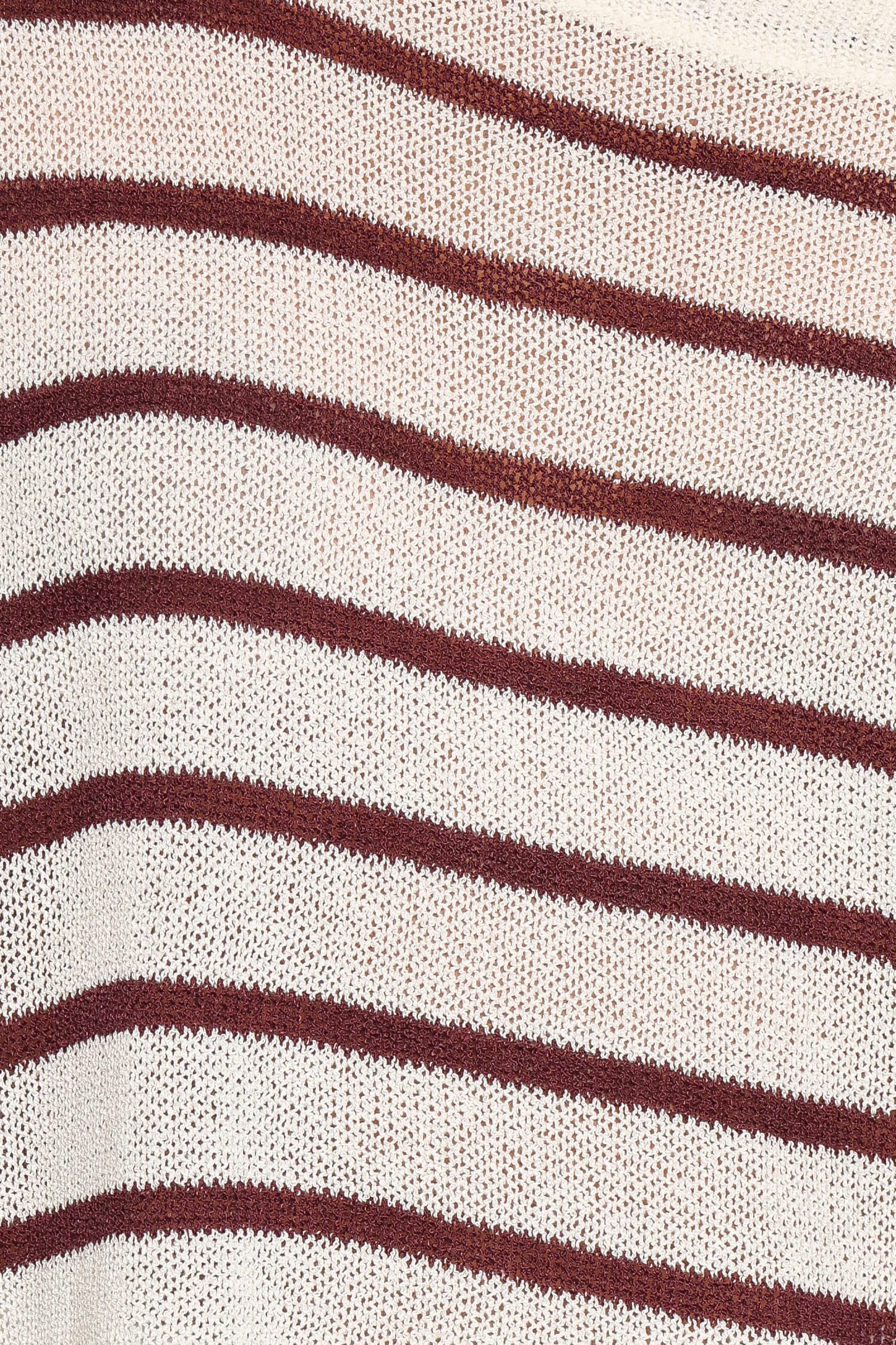 SETS Janie Knitted Short Set - White Plum Stripe