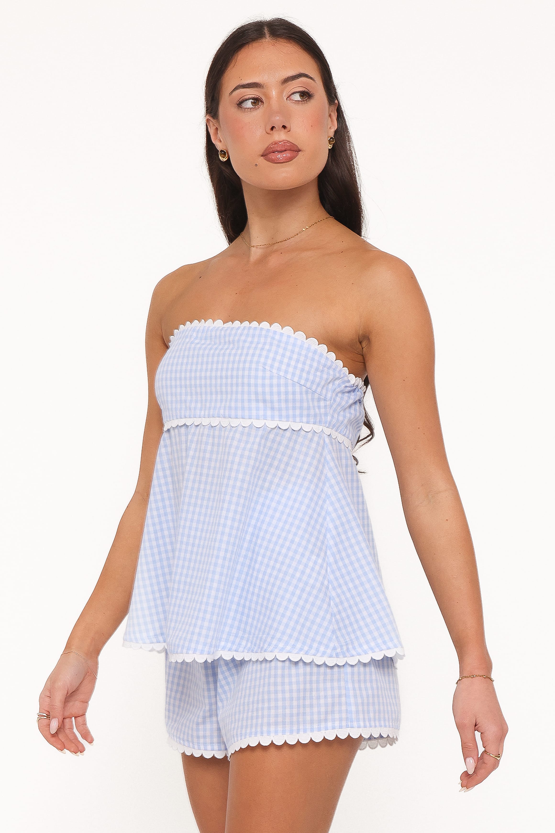 SETS Kyle Two Piece Set - Blue Gingham