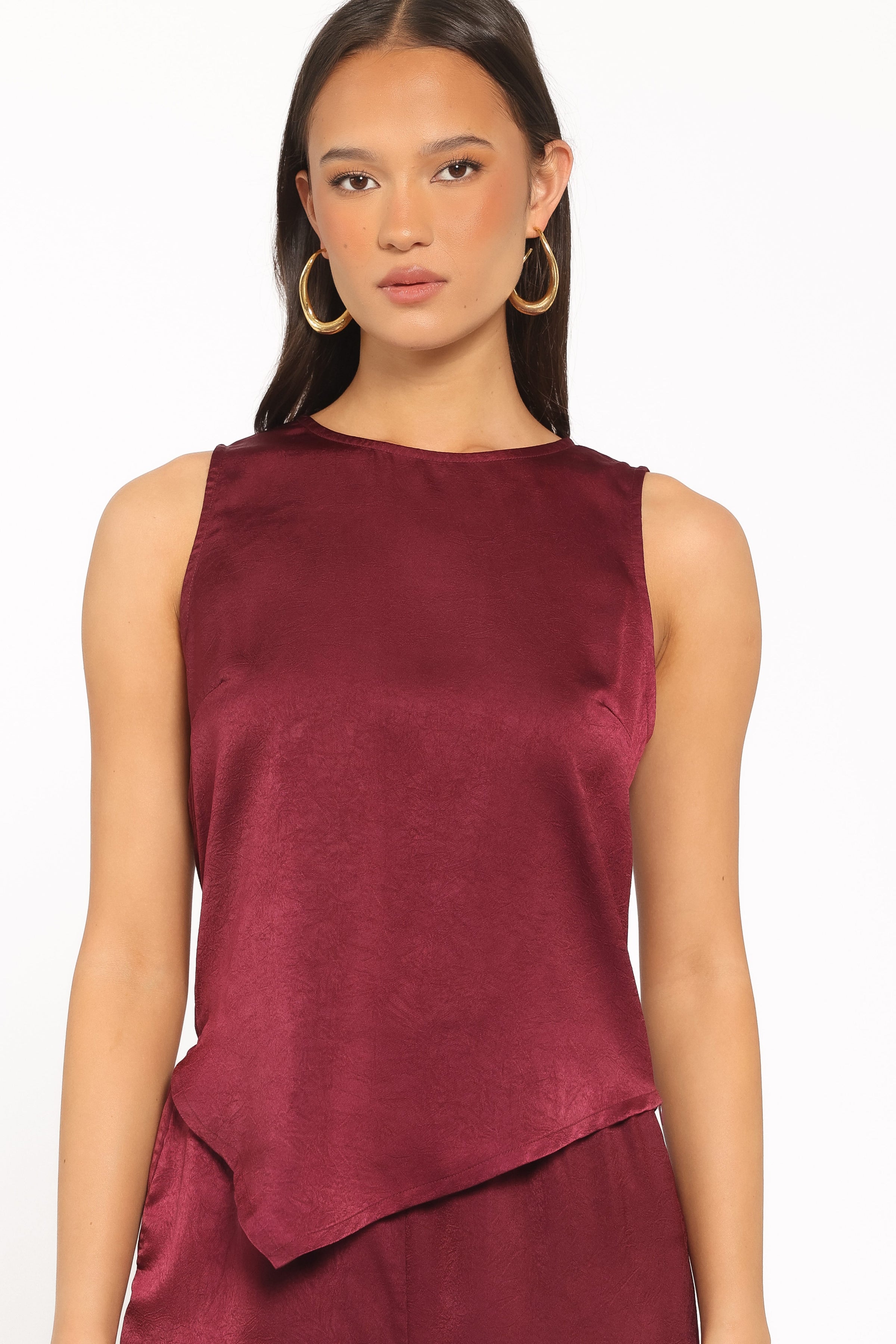 SETS Lira Pant Set - Dark Cherry