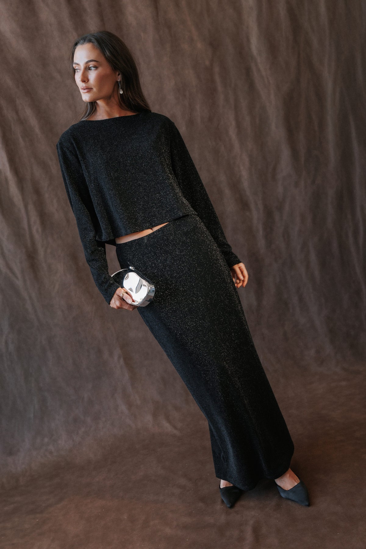 SETS Orla Skirt Set - Black