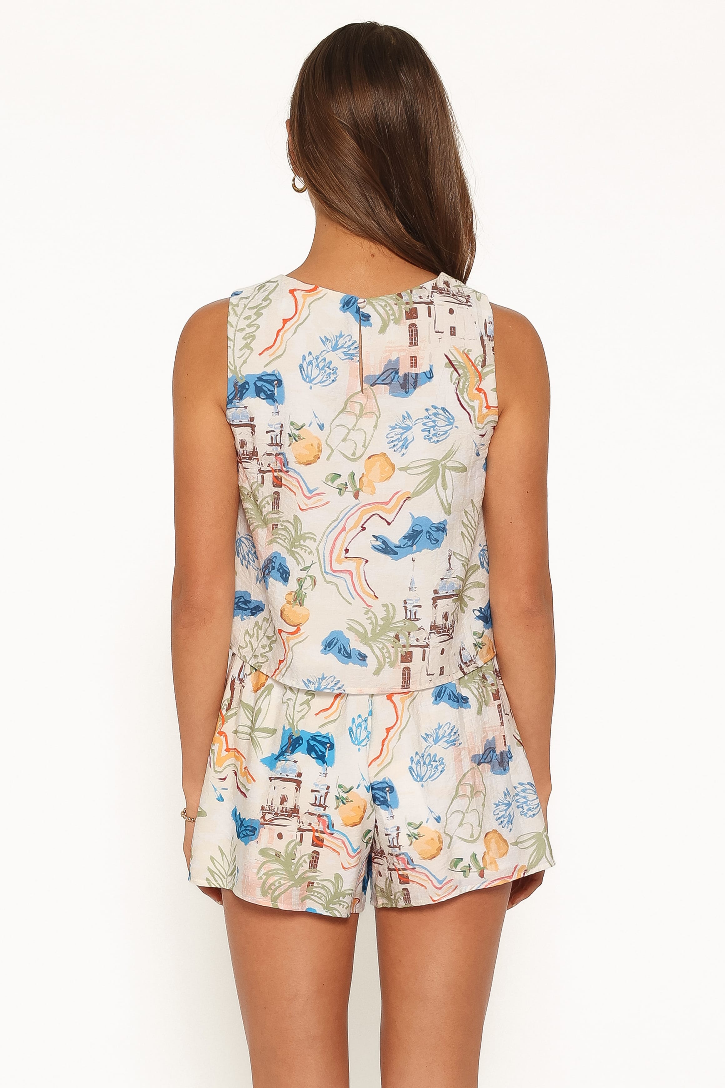 SETS Revirie Short Set - White Multi