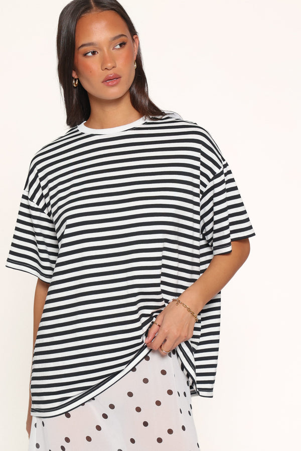 SETS Tammi Skirt Set - White Black