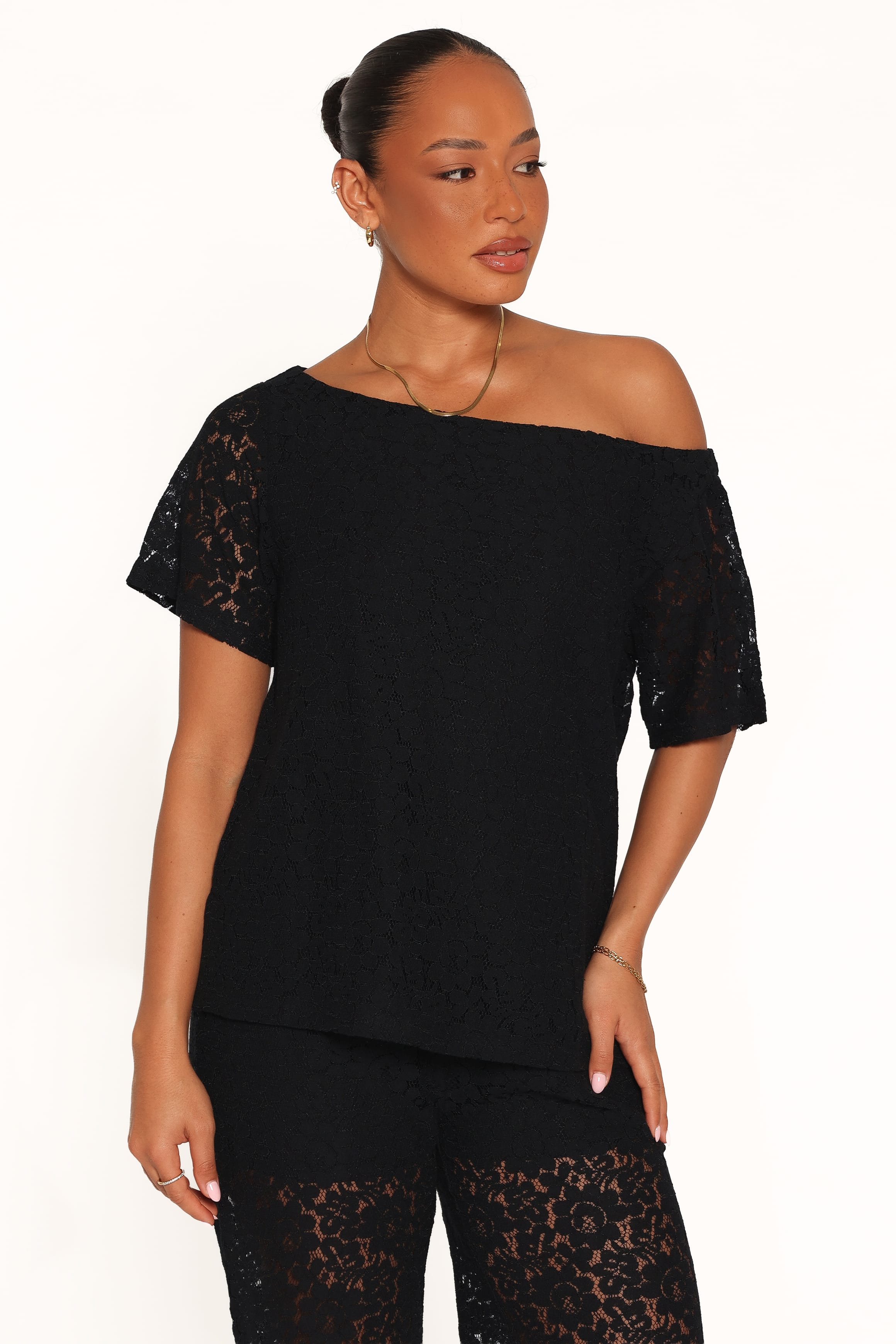 SETS Tucker Lace Pant Set - Black