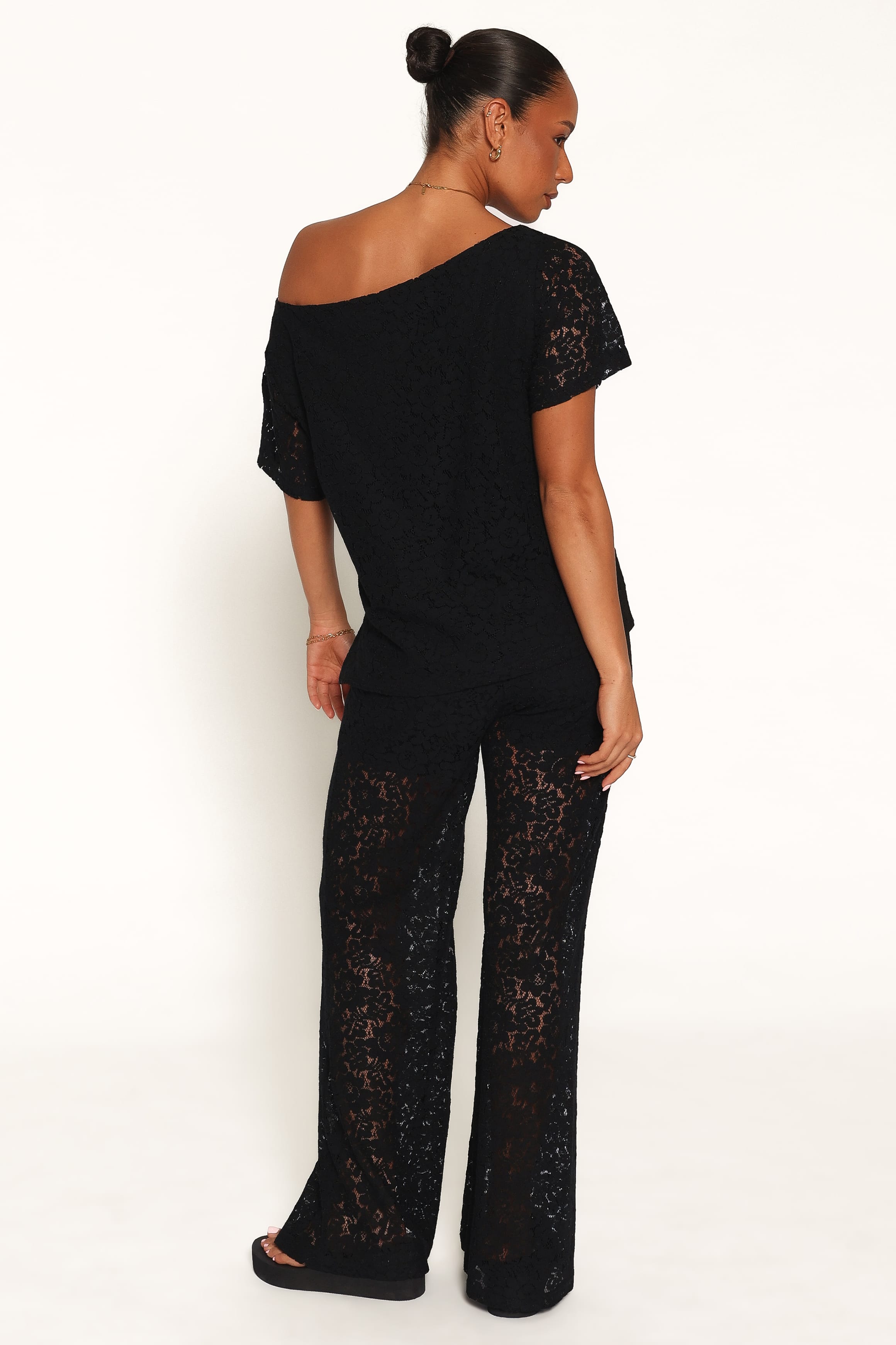 SETS Tucker Lace Pant Set - Black