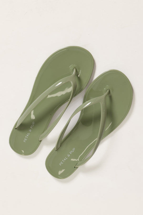 SHOES Brooklyn Jelly Sandal - Sage