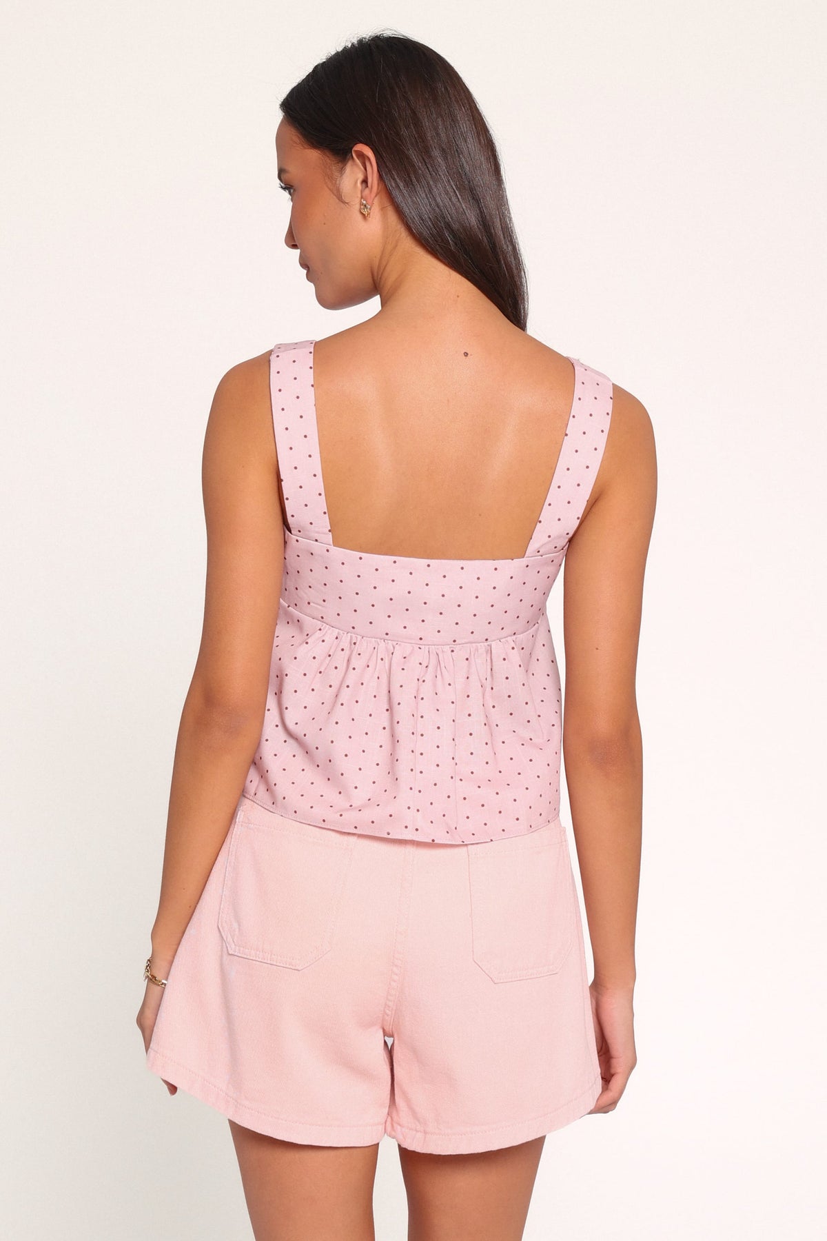 TOPS Bronti Top - Pink Dot