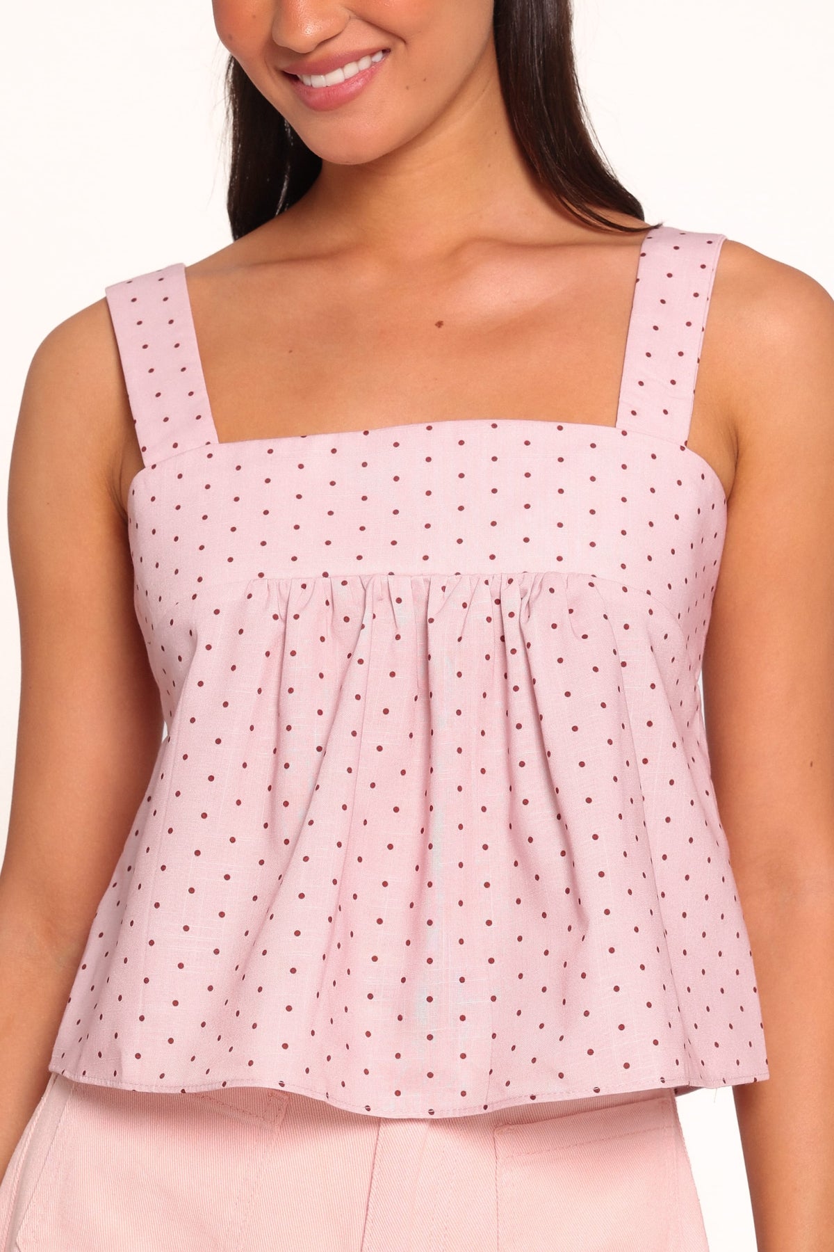 TOPS Bronti Top - Pink Dot