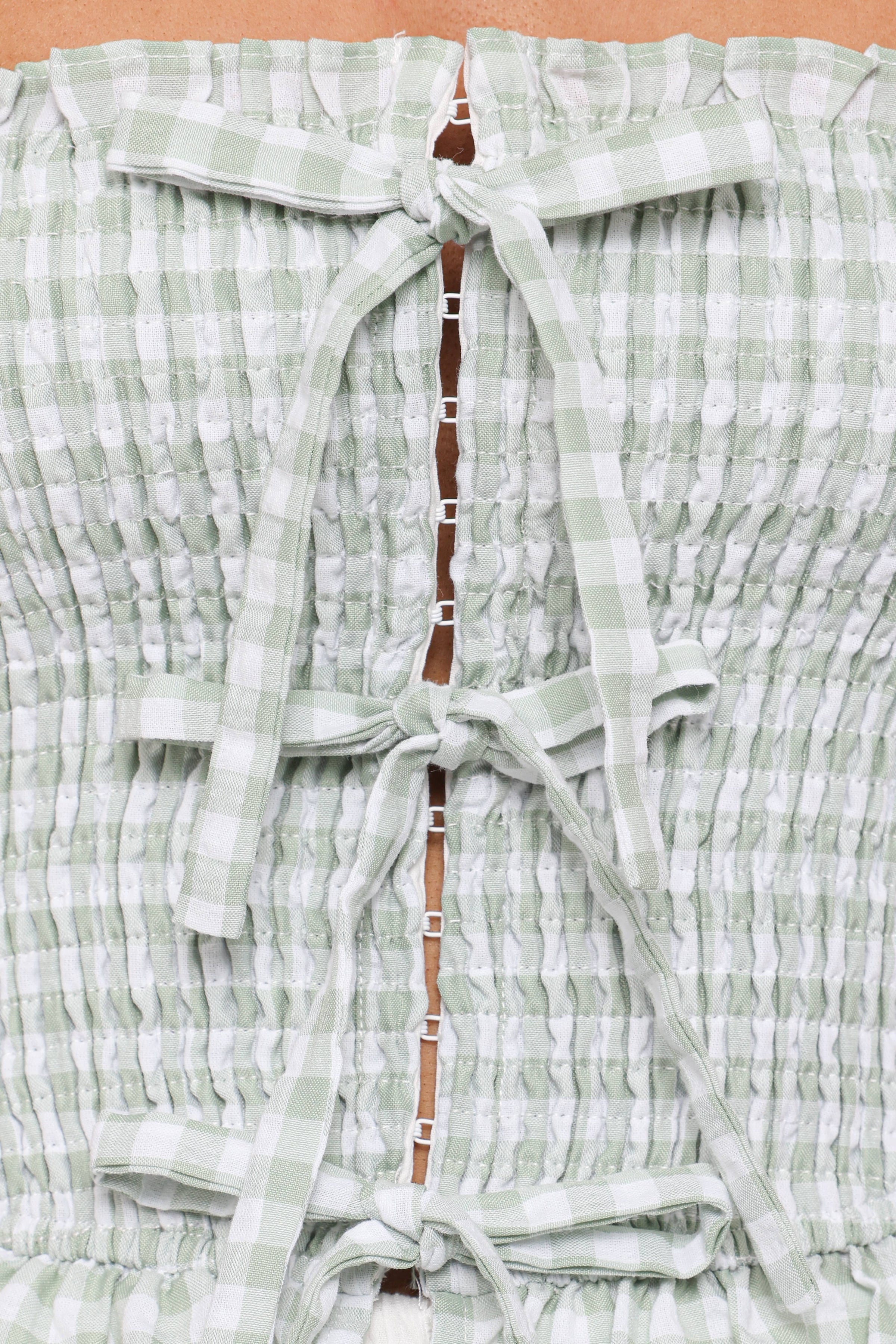 TOPS Carina Bow Top - Mint